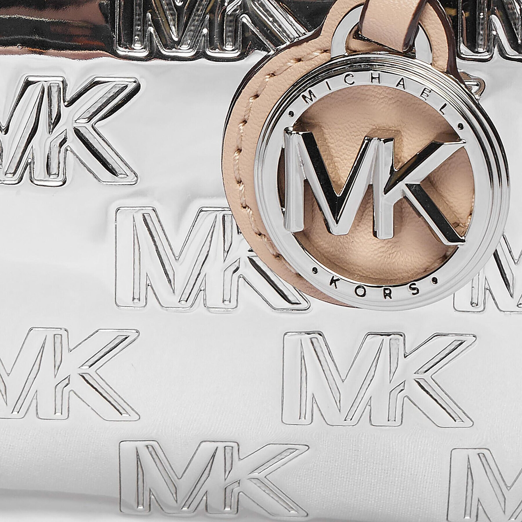 MICHAEL Michael Kors Дамска чанта Grayson 32H3SGYC1O Сребрист - Pepit.bg