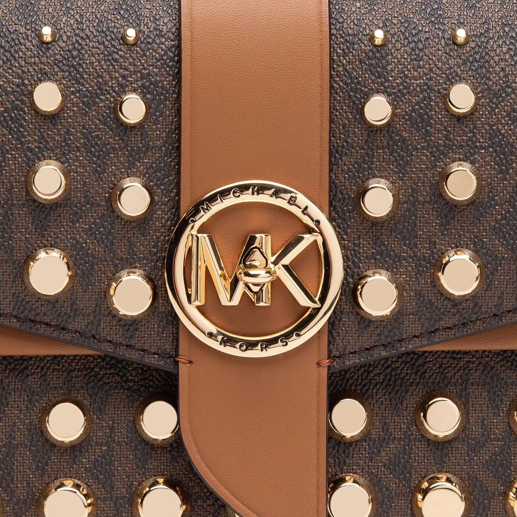 MICHAEL Michael Kors Дамска чанта Greenwich 30F2GGRL2B Кафяв - Pepit.bg