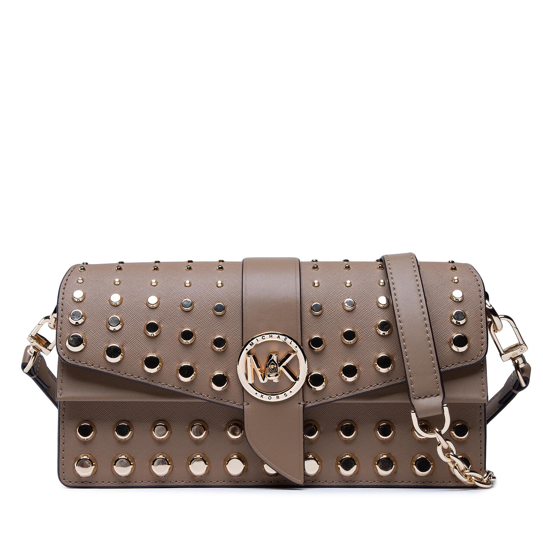 MICHAEL Michael Kors Дамска чанта Greenwich 30F2GGRL2L Кафяв - Pepit.bg
