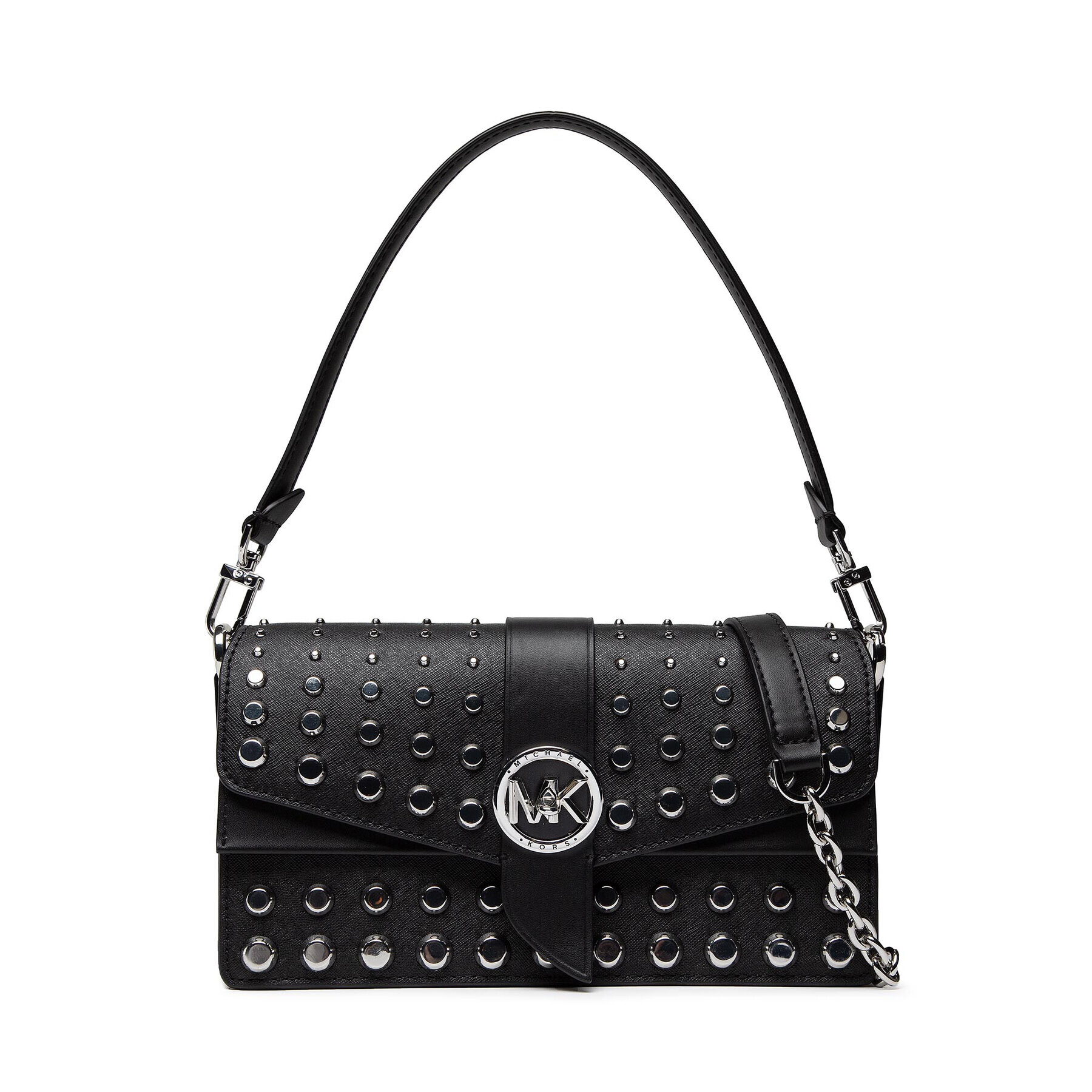 MICHAEL Michael Kors Дамска чанта Greenwich 30F2SGRL2L Черен - Pepit.bg