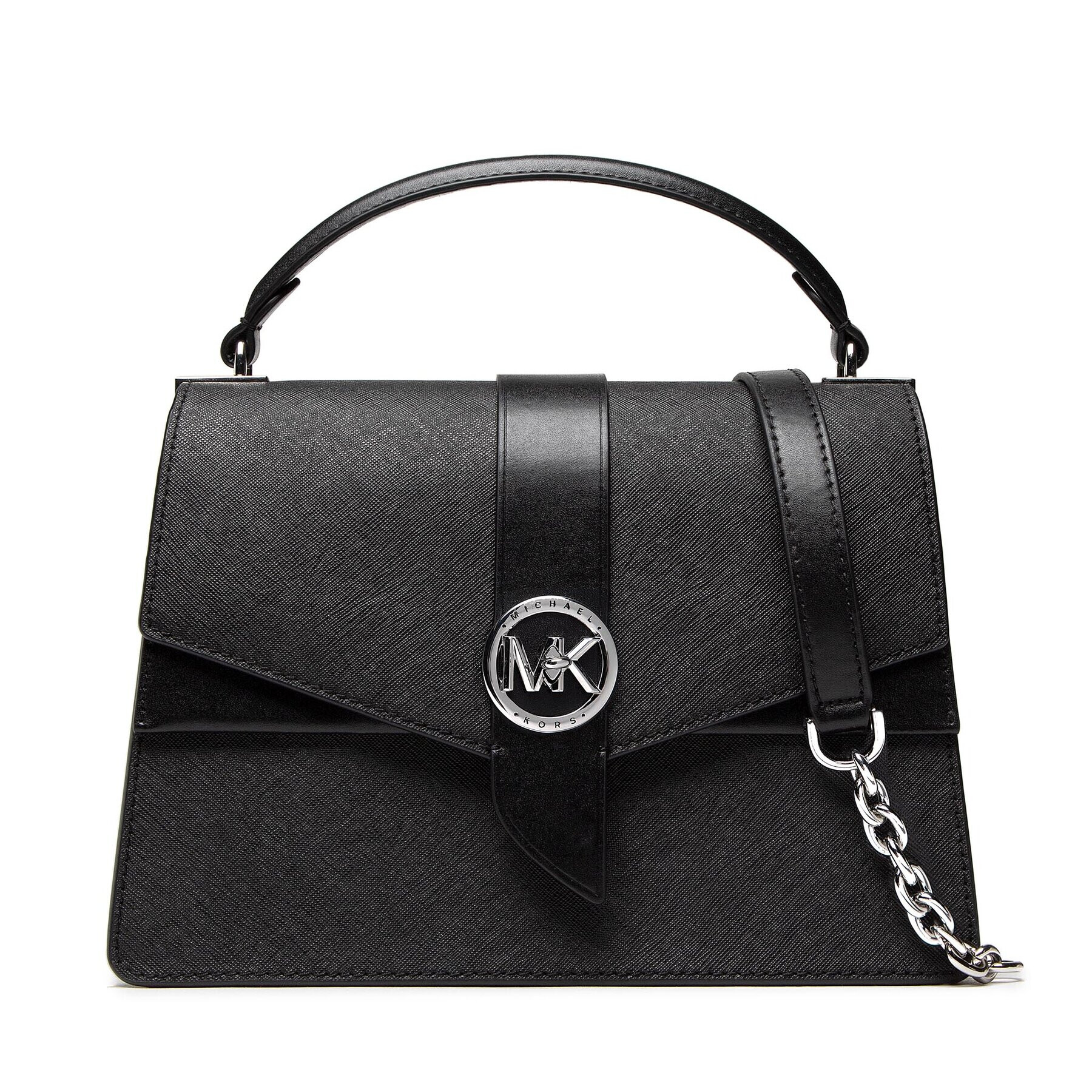 MICHAEL Michael Kors Дамска чанта Greenwich 30H1SGRS2L Черен - Pepit.bg