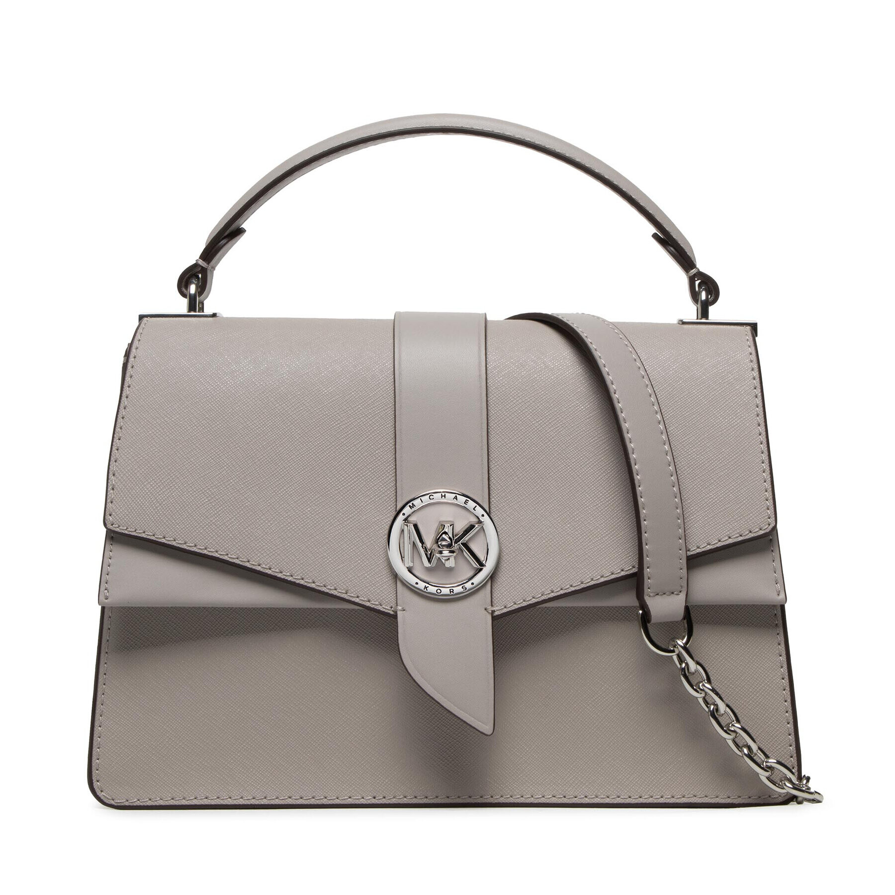 MICHAEL Michael Kors Дамска чанта Greenwich 30H1SGRS2L Сив - Pepit.bg