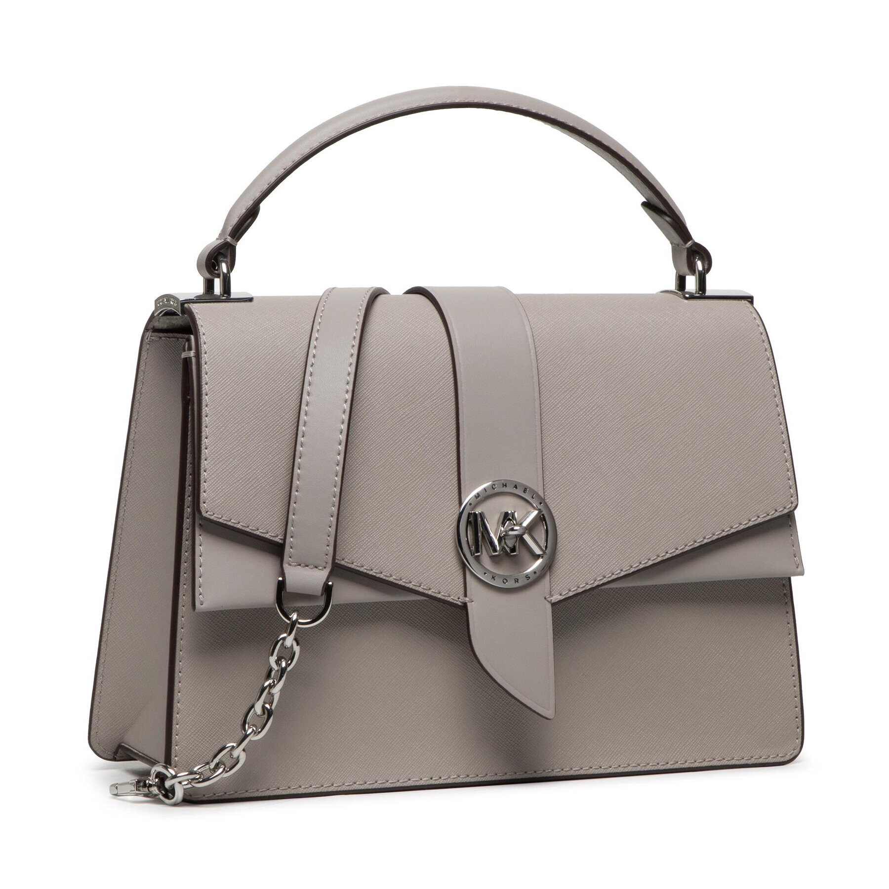 MICHAEL Michael Kors Дамска чанта Greenwich 30H1SGRS2L Сив - Pepit.bg
