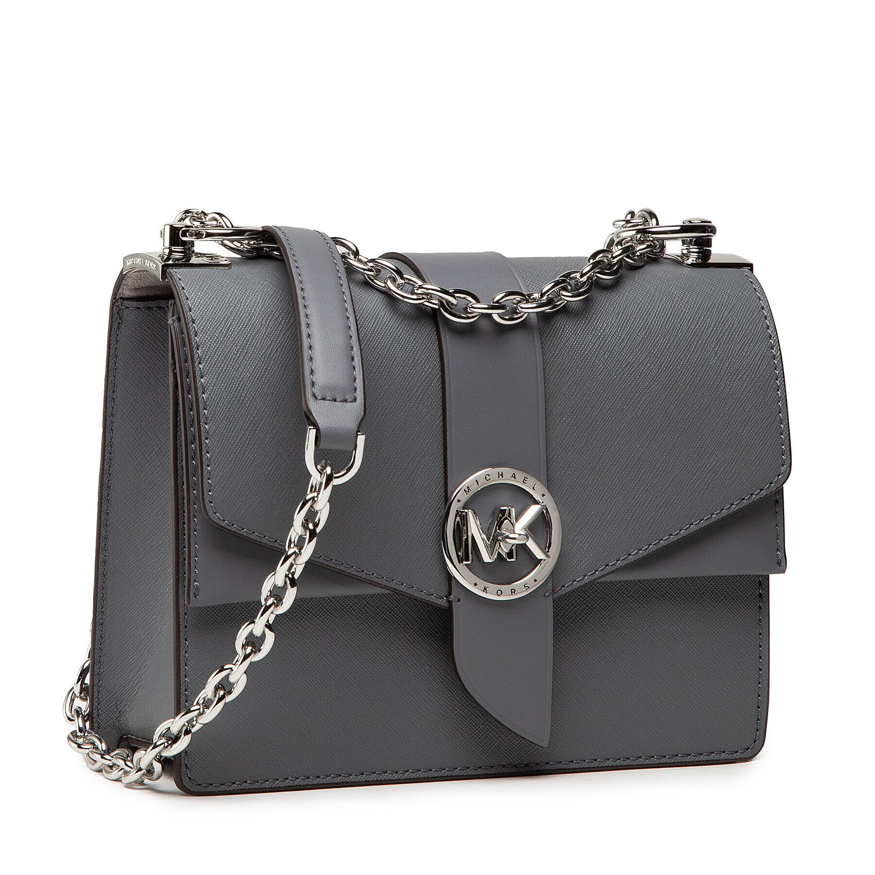 MICHAEL Michael Kors Дамска чанта Greenwich 32T1SGRC1L Сив - Pepit.bg