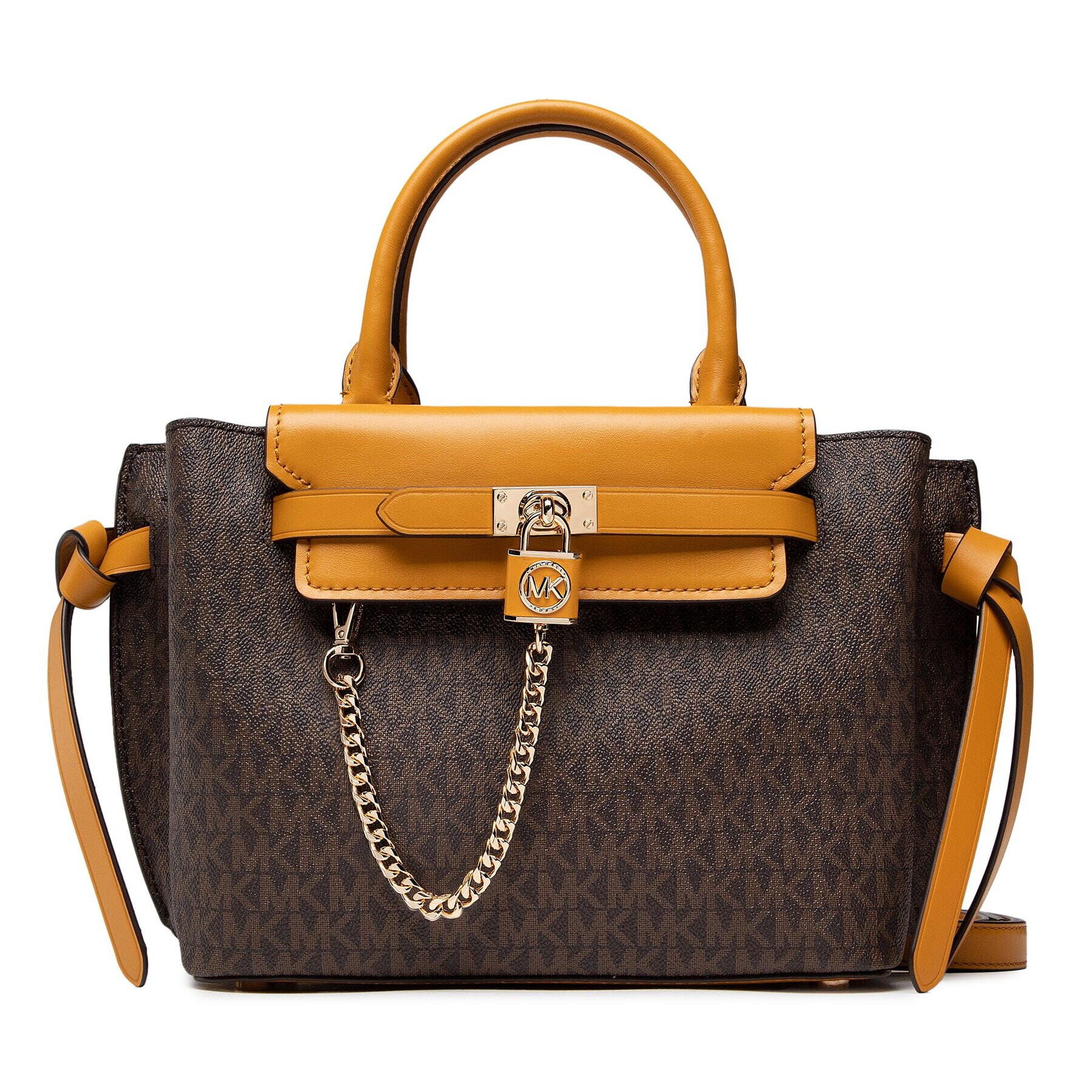 MICHAEL Michael Kors Дамска чанта Hamilton Legacy 30F1G9HS5B Кафяв - Pepit.bg