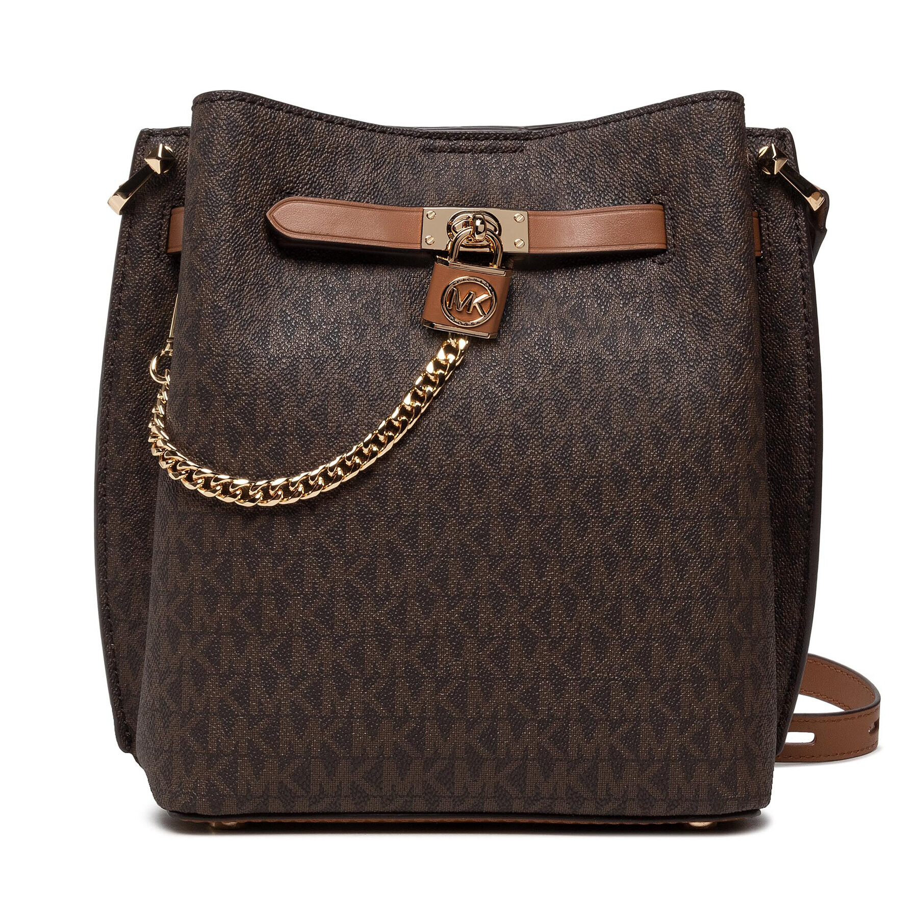 MICHAEL Michael Kors Дамска чанта Hamilton Legacy 30S2G9HM6B Кафяв - Pepit.bg