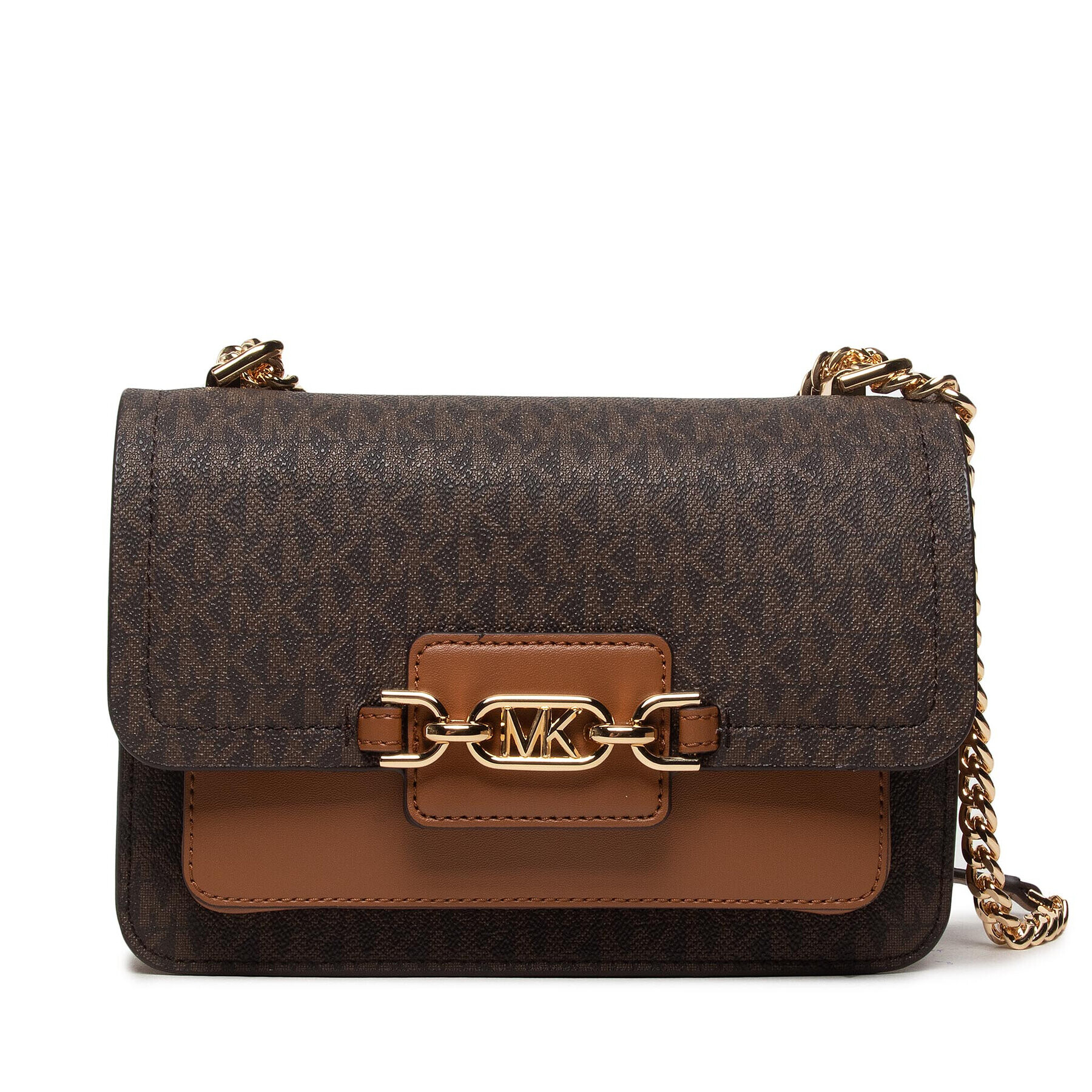 MICHAEL Michael Kors Дамска чанта Heather 30S2G7HL3B Кафяв - Pepit.bg