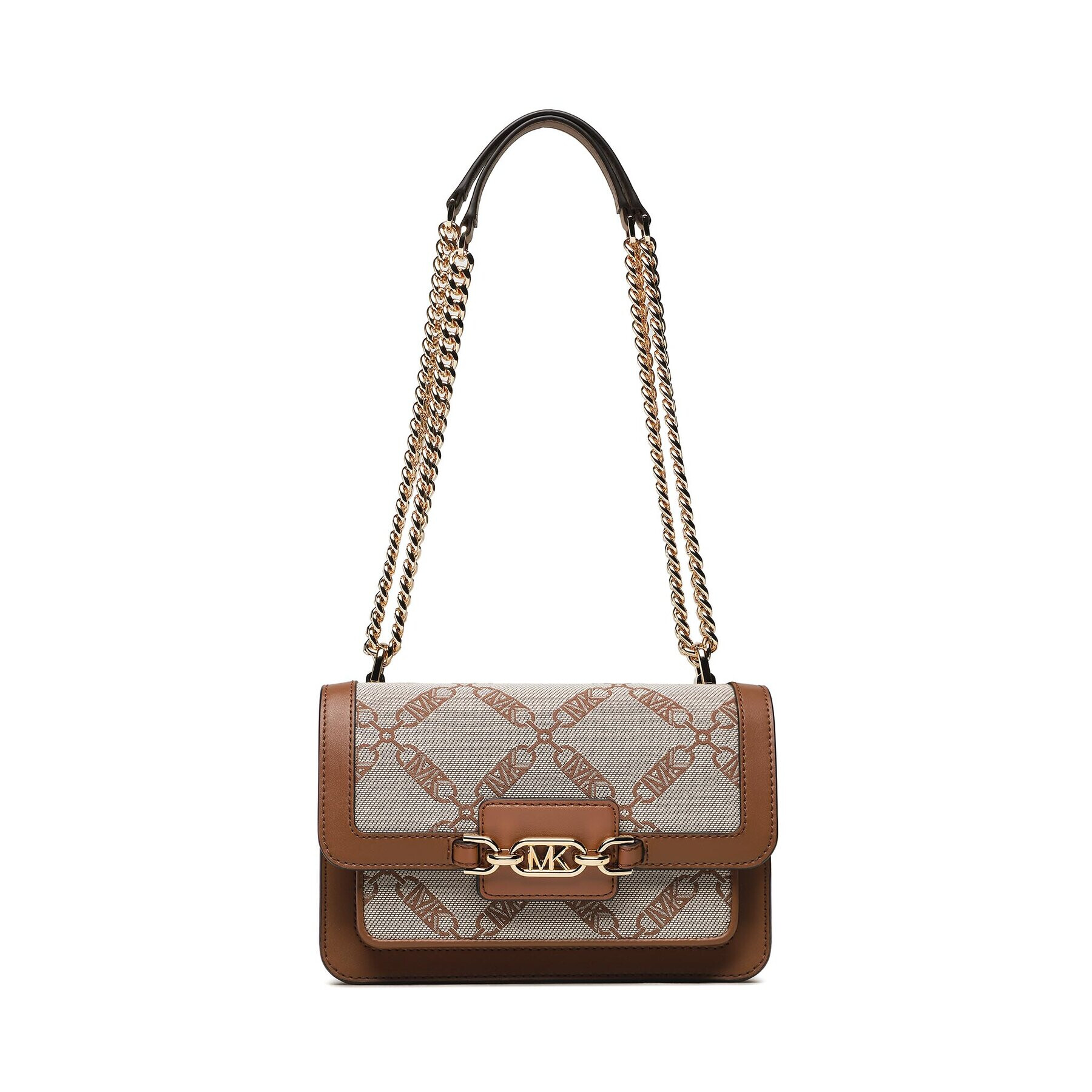 MICHAEL Michael Kors Дамска чанта Heather 30S3G7HL3J Кафяв - Pepit.bg
