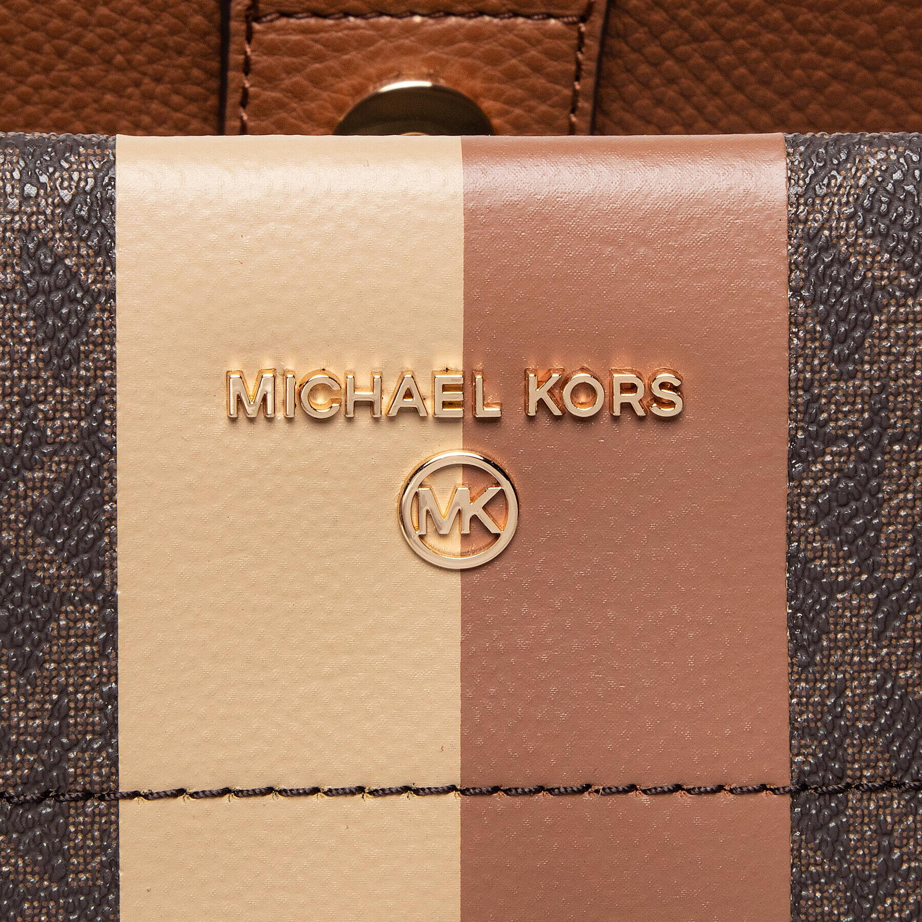 MICHAEL Michael Kors Дамска чанта Heidi 30T2GH6T3B Кафяв - Pepit.bg
