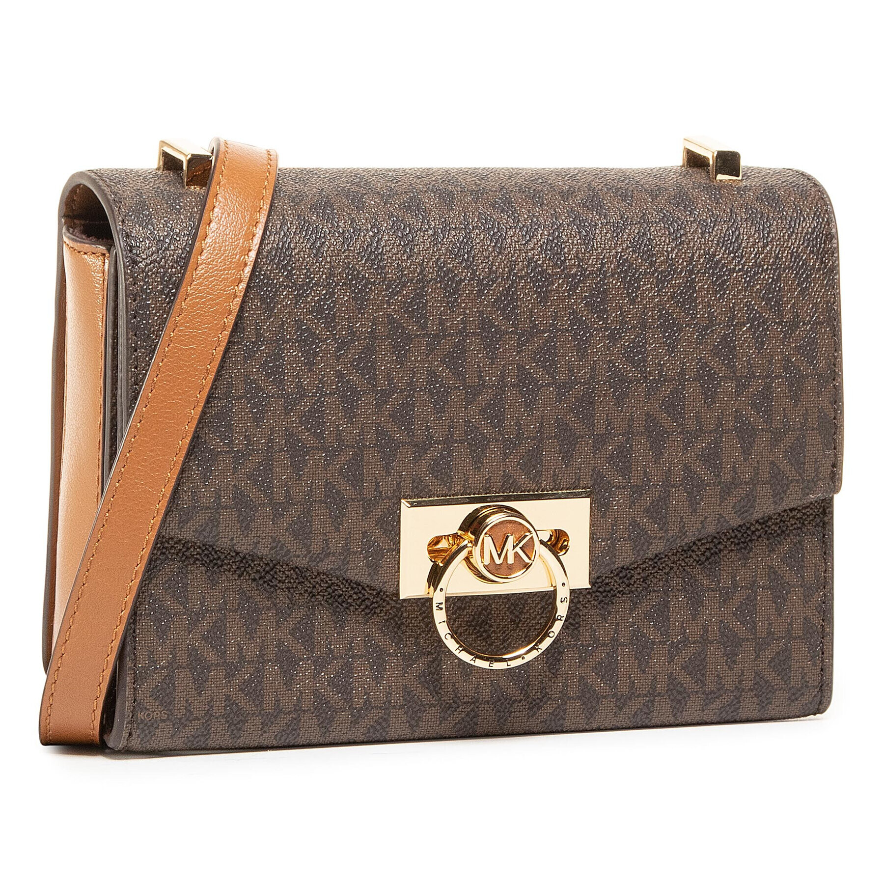 MICHAEL Michael Kors Дамска чанта Hendrix 32F0G1HC0B Кафяв - Pepit.bg