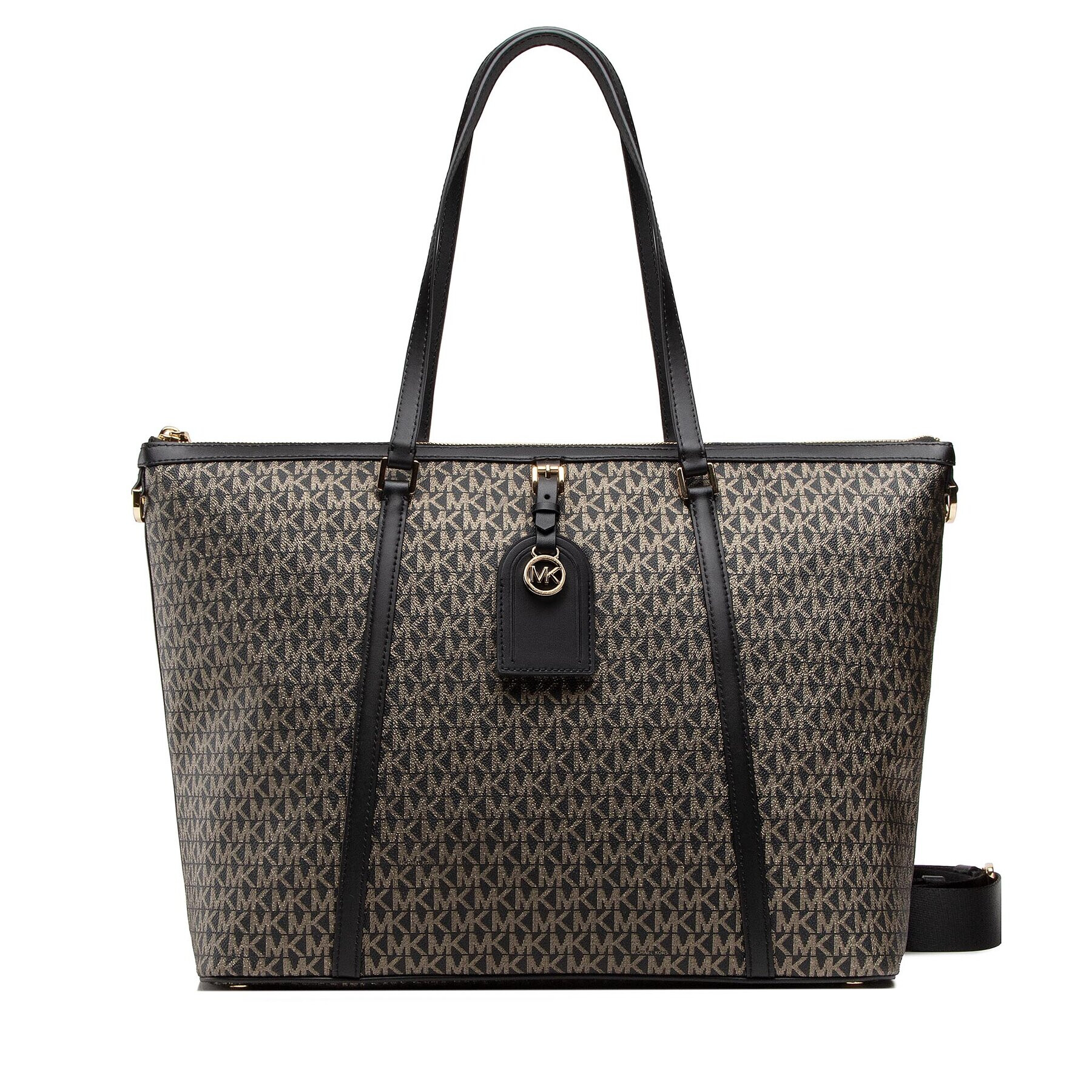 MICHAEL Michael Kors Дамска чанта Heritage 30F2G5HT7V Черен - Pepit.bg