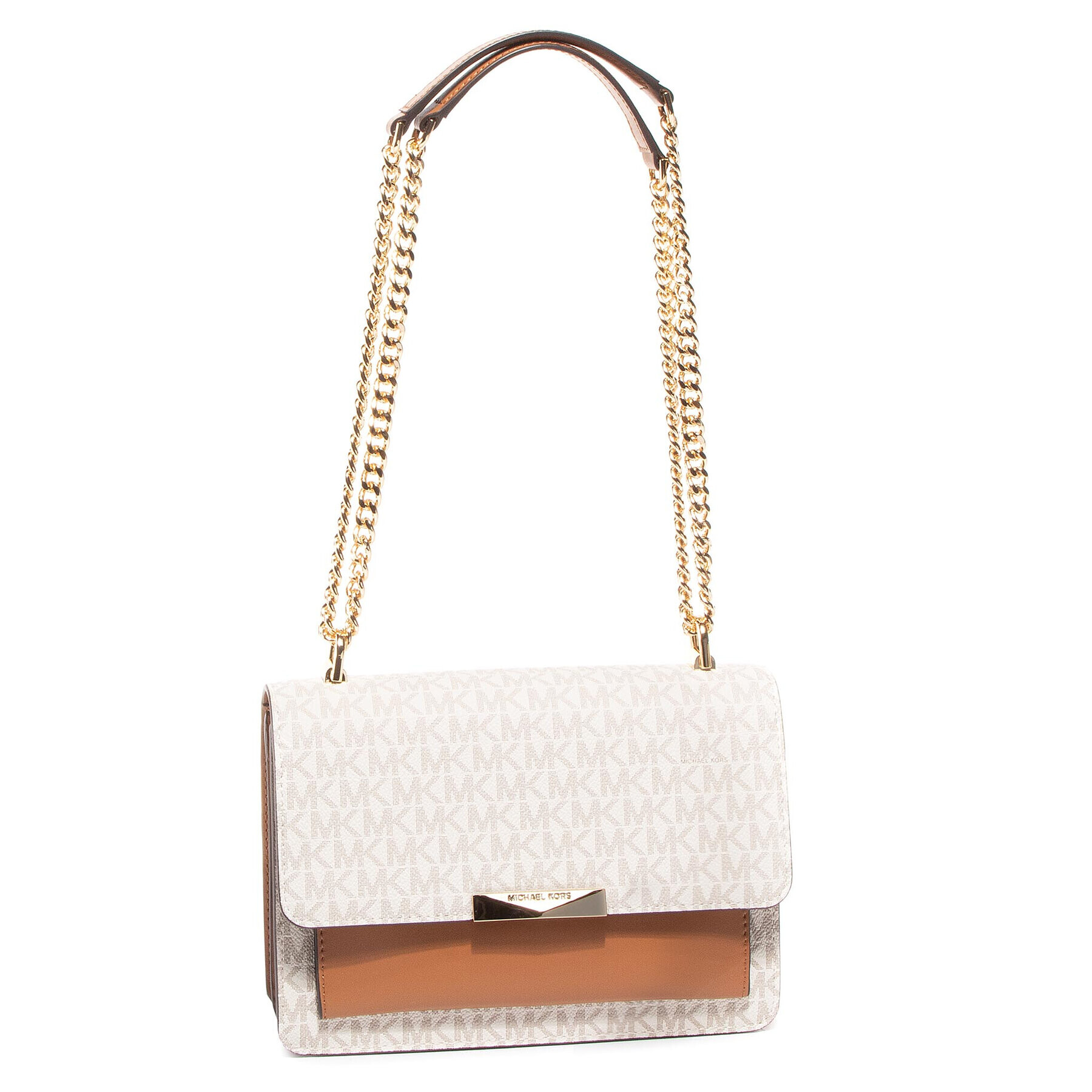 MICHAEL Michael Kors Дамска чанта Jade 30H9GJ4L3B Бял - Pepit.bg