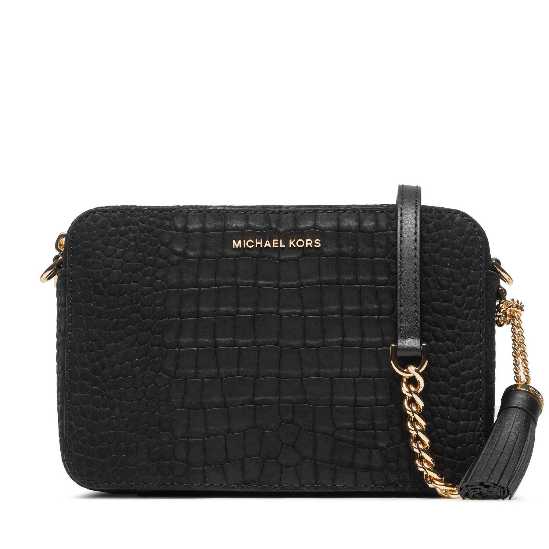 MICHAEL Michael Kors Дамска чанта Jet Set 32F3GJ6C6E Черен - Pepit.bg