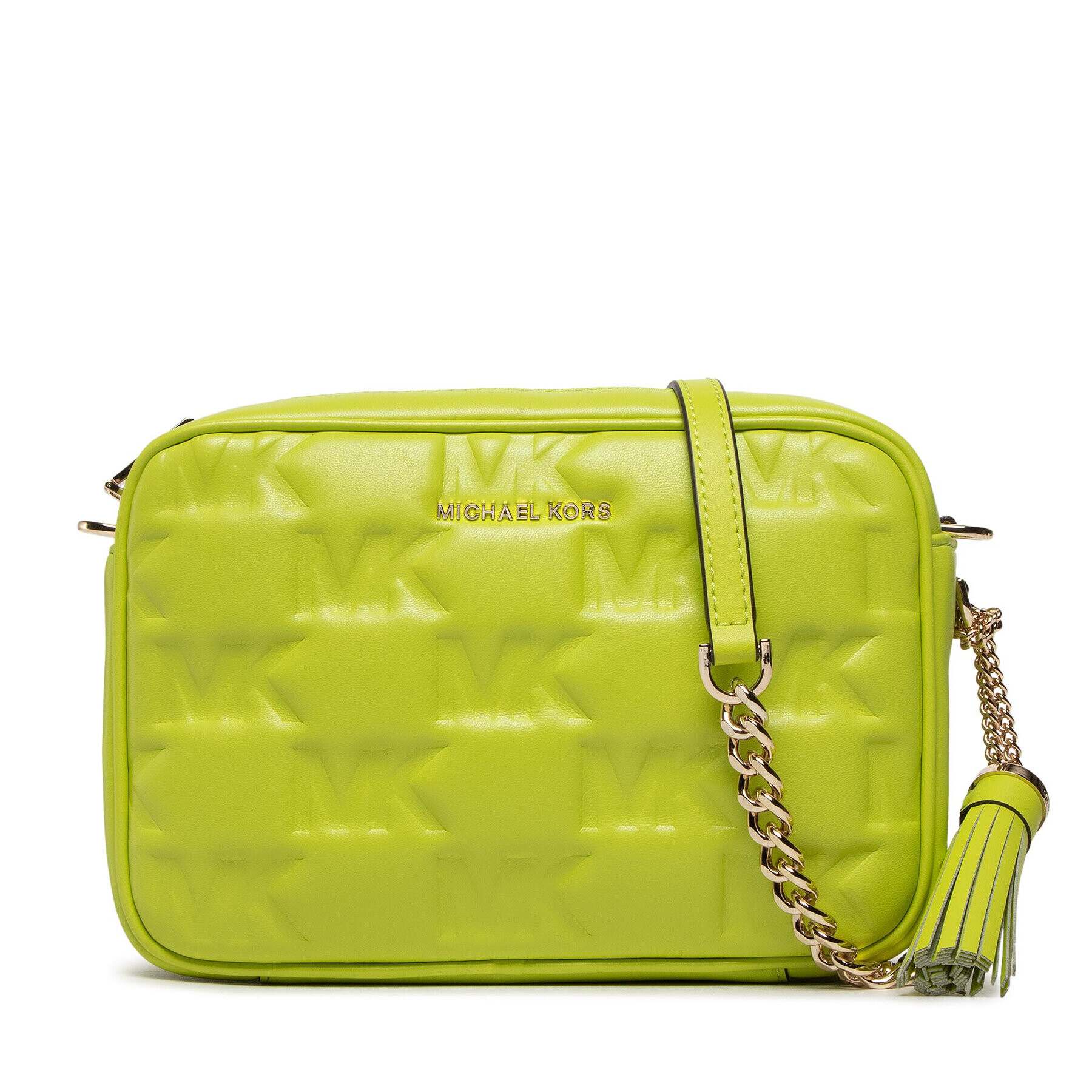 MICHAEL Michael Kors Дамска чанта Jet Set 32S2LJ6M2L Зелен - Pepit.bg
