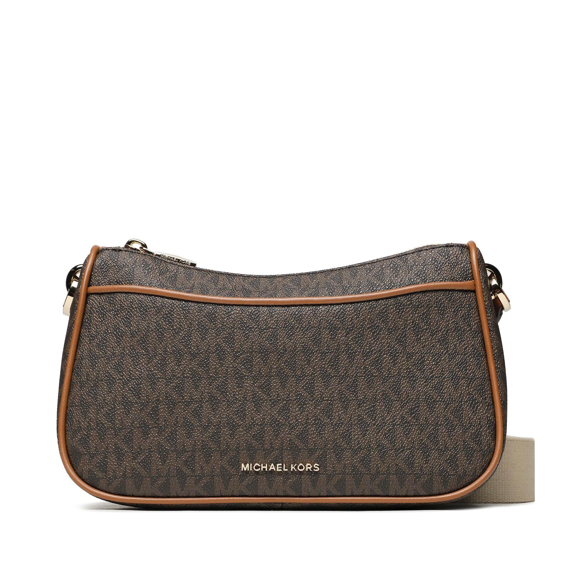 MICHAEL Michael Kors Дамска чанта Jet Set 32S3GJ6C8B Кафяв - Pepit.bg