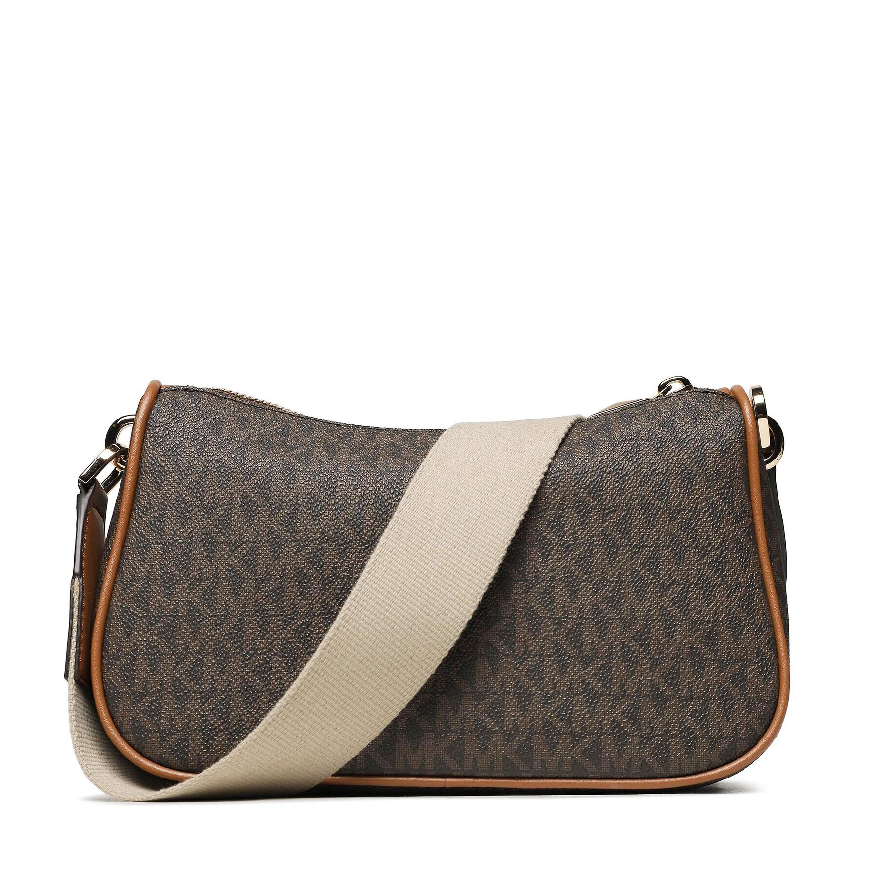 MICHAEL Michael Kors Дамска чанта Jet Set 32S3GJ6C8B Кафяв - Pepit.bg