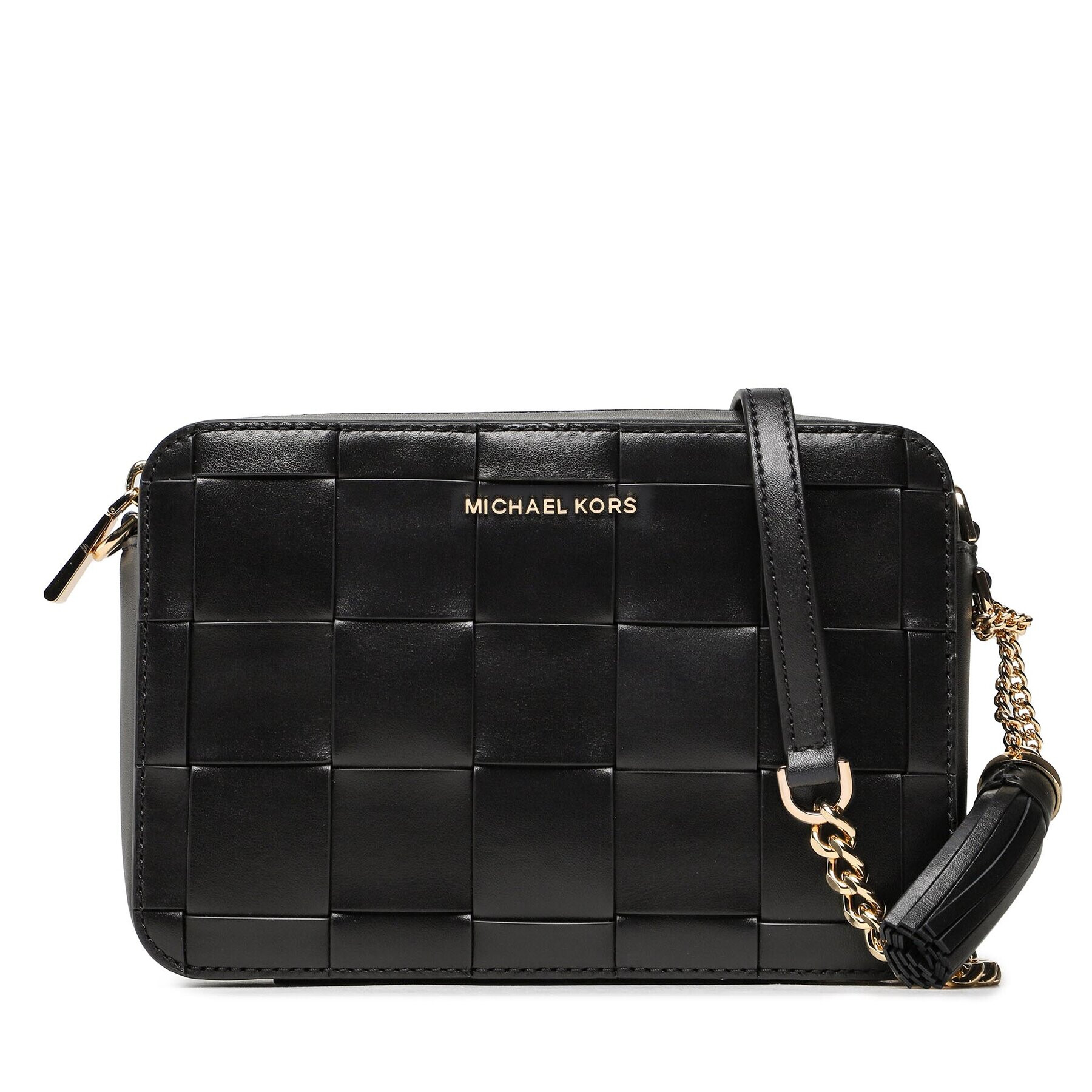 MICHAEL Michael Kors Дамска чанта Jet Set 32S3GJ6M2L Черен - Pepit.bg