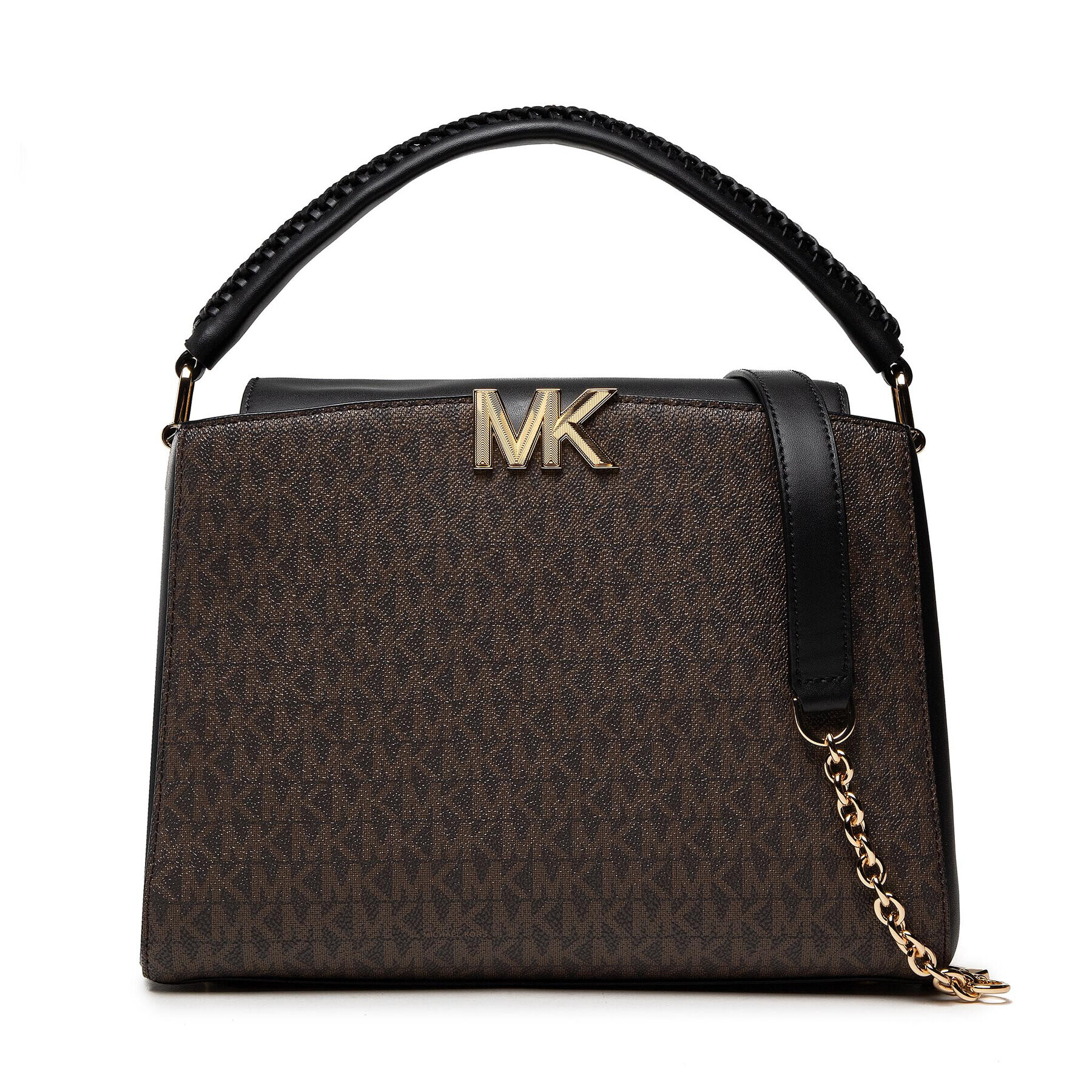 MICHAEL Michael Kors Дамска чанта Karlie 30F1GCDS2B Кафяв - Pepit.bg