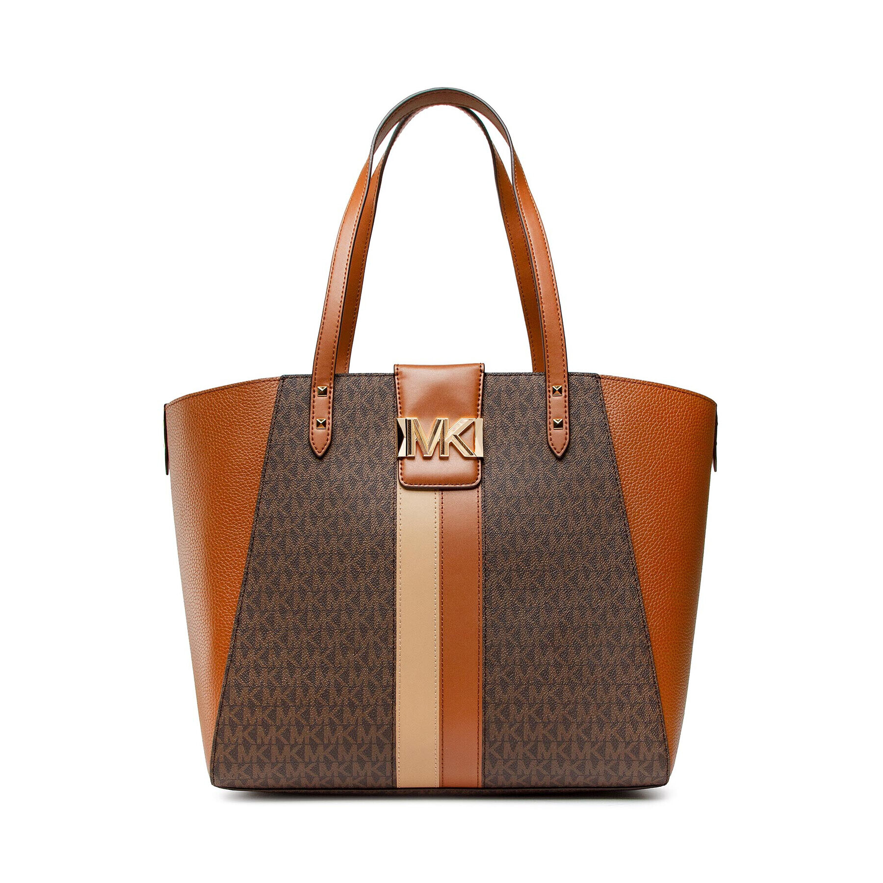 MICHAEL Michael Kors Дамска чанта Karlie 30S2GCDT3B Кафяв - Pepit.bg