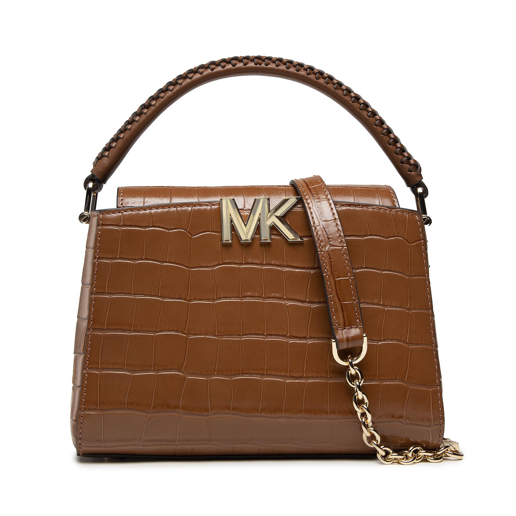 MICHAEL Michael Kors Дамска чанта Karlie 32F1GCDC5E Кафяв - Pepit.bg