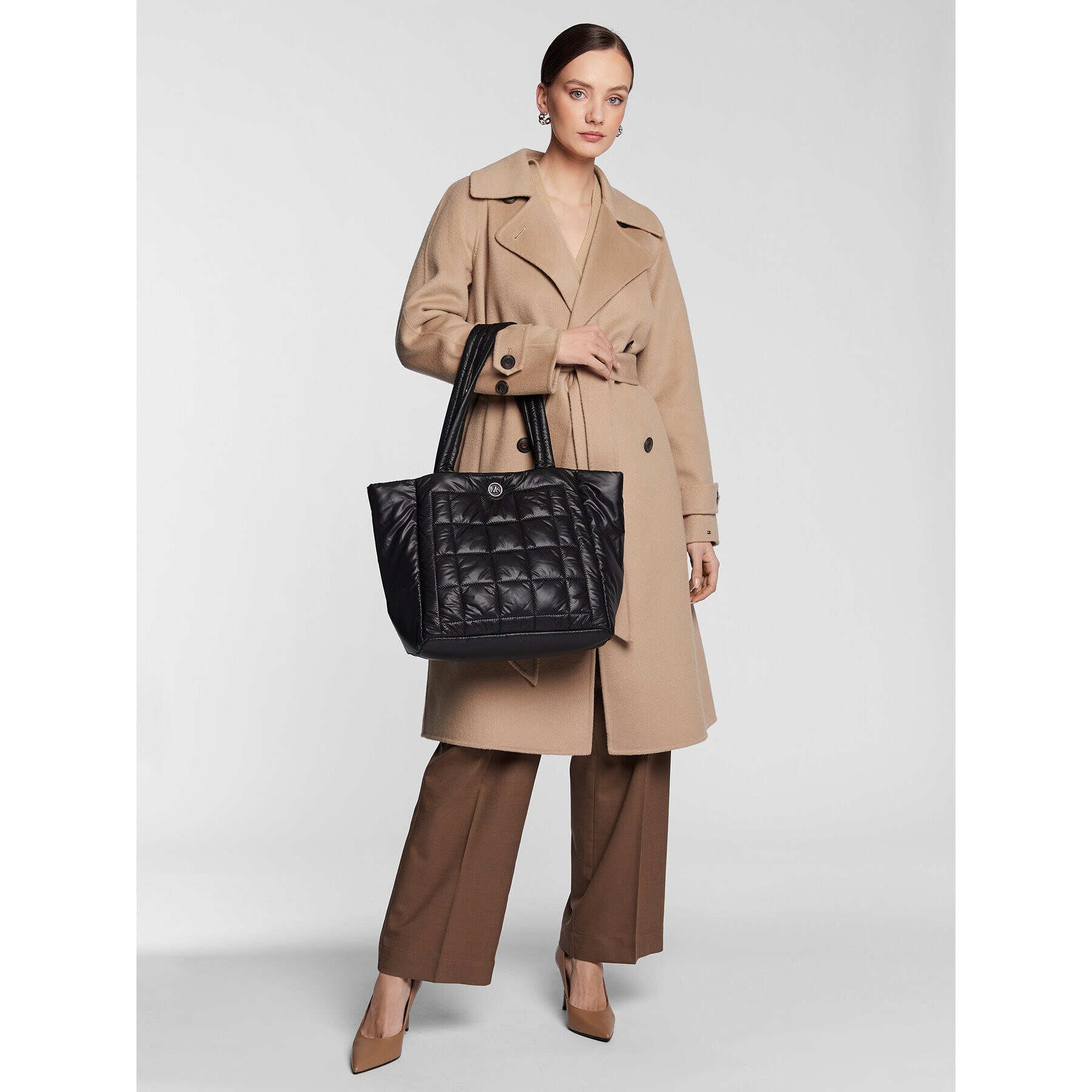 MICHAEL Michael Kors Дамска чанта Lilah 30R3S5LT3C Черен - Pepit.bg