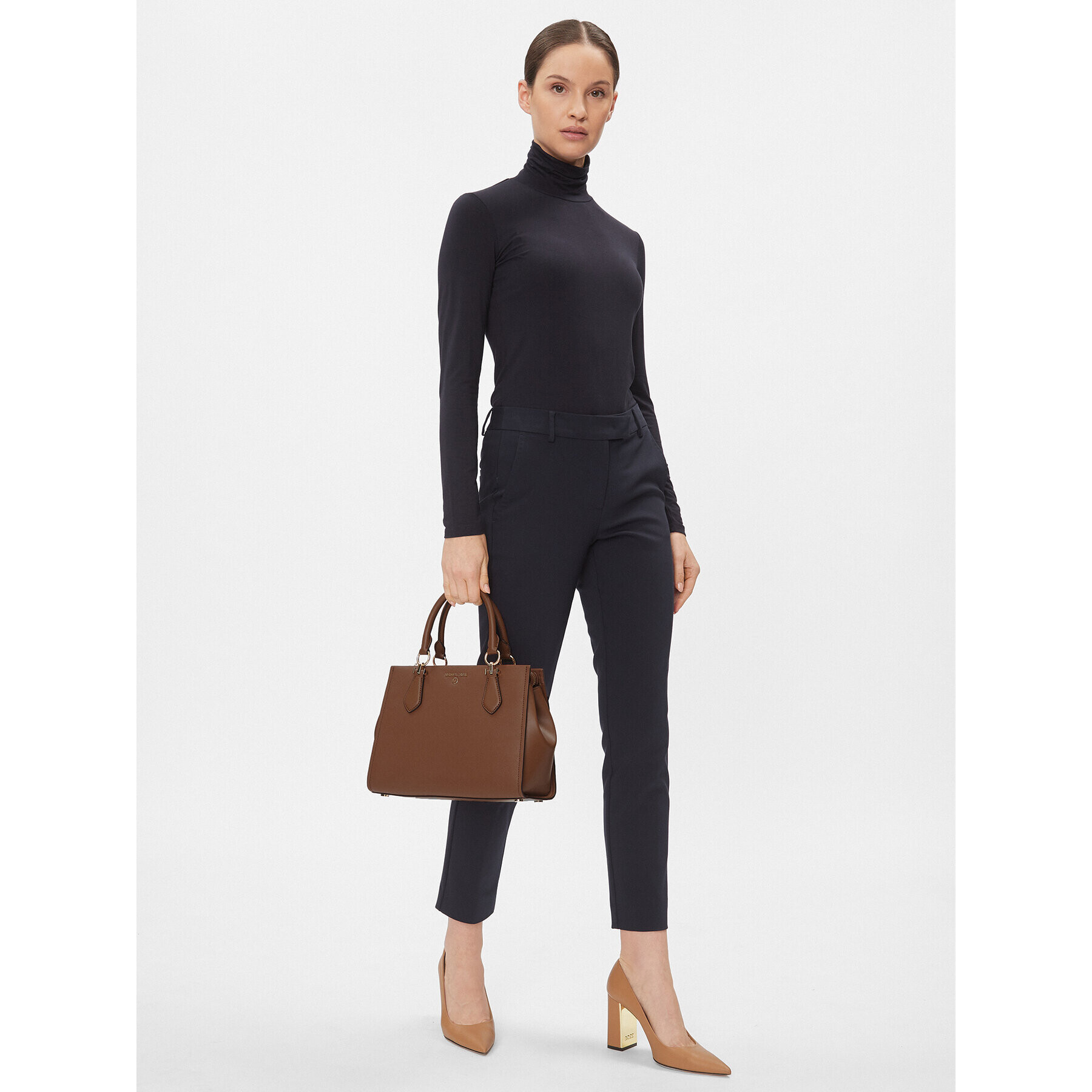 MICHAEL Michael Kors Дамска чанта Marilyn 30S2G6AS2L Кафяв - Pepit.bg