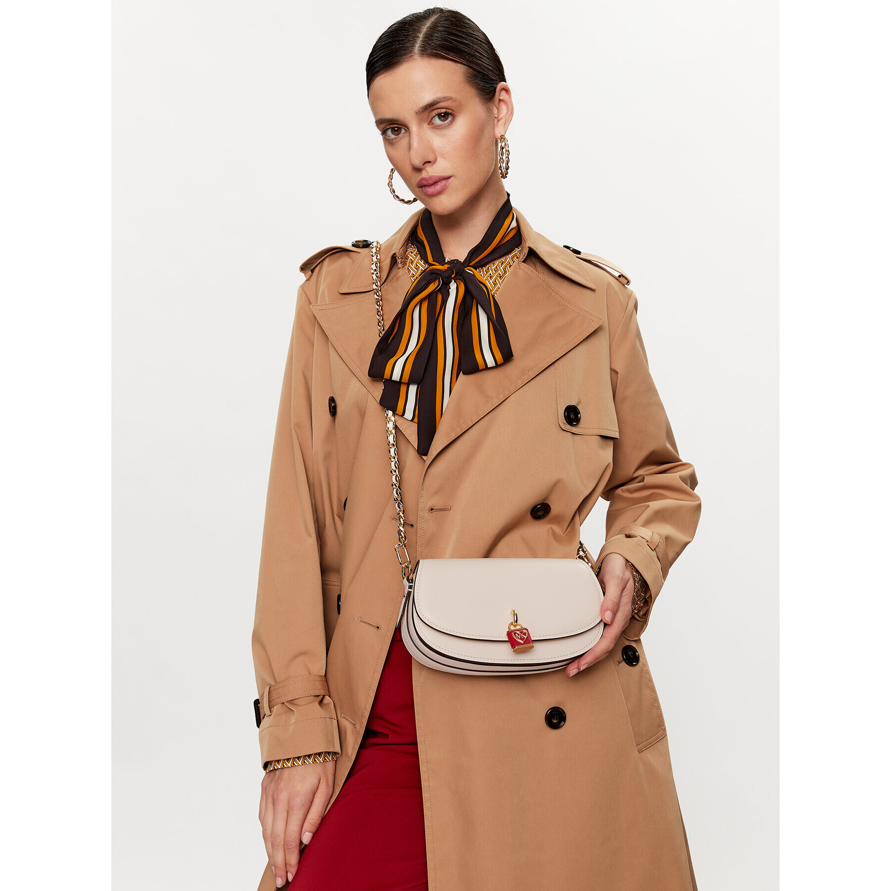 MICHAEL Michael Kors Дамска чанта Mila 30F3GIMM5L Бежов - Pepit.bg