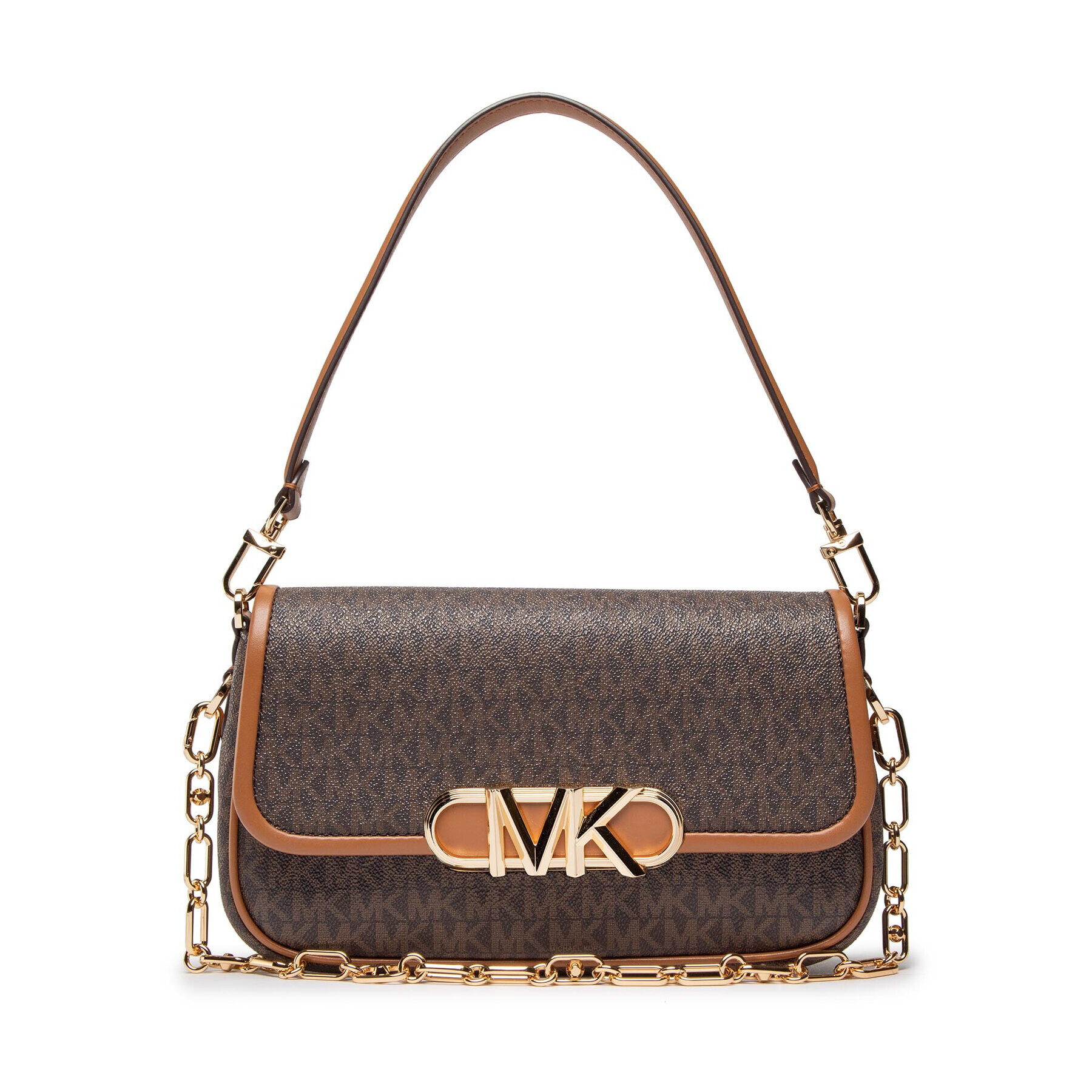 MICHAEL Michael Kors Дамска чанта Parker 30F2G7PC6B Кафяв - Pepit.bg