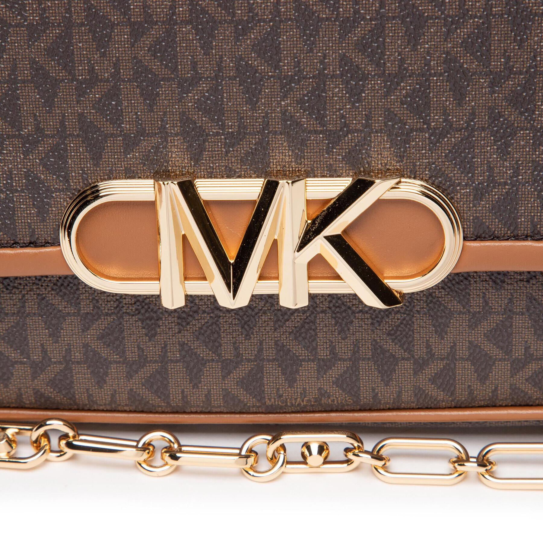 MICHAEL Michael Kors Дамска чанта Parker 30F2G7PC6B Кафяв - Pepit.bg