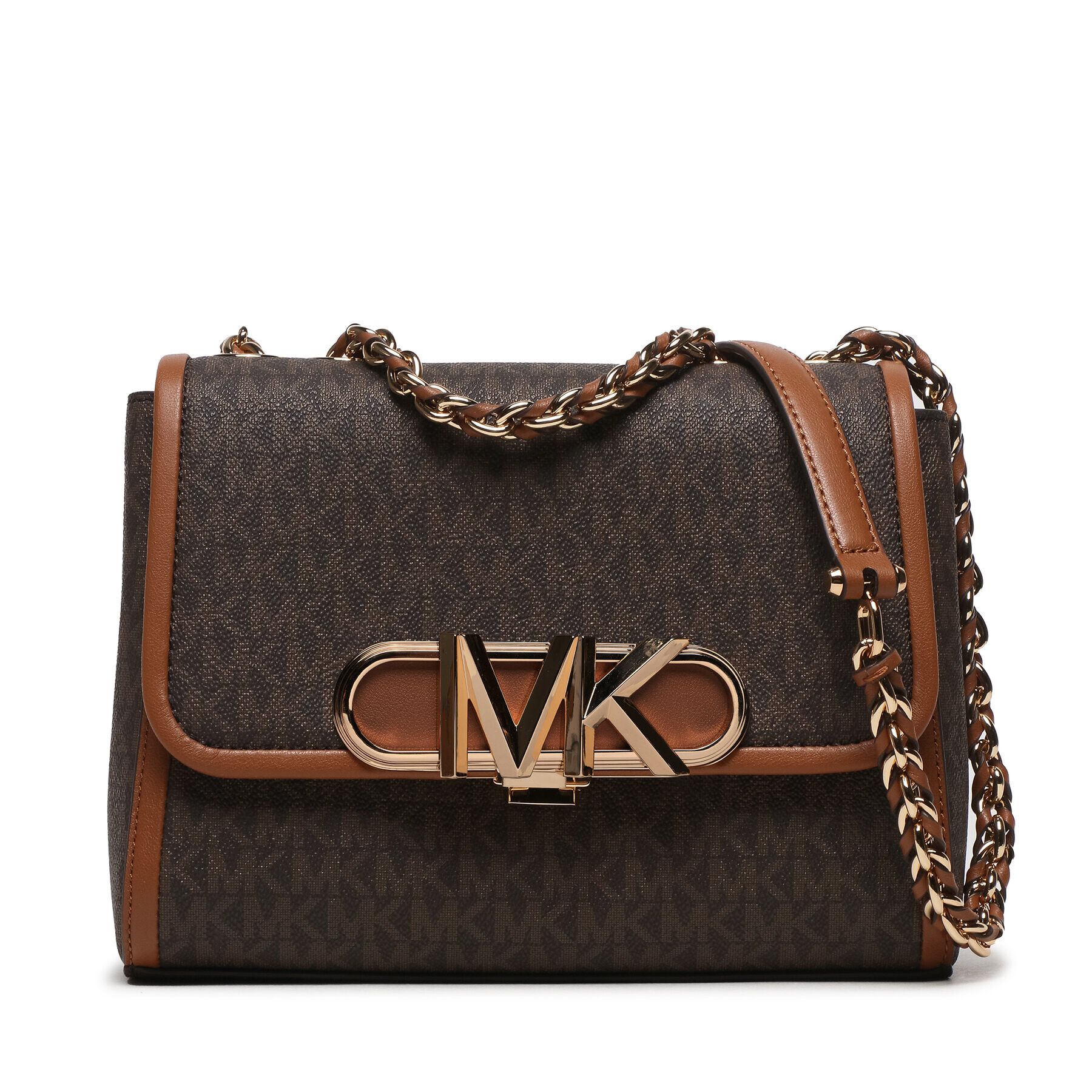 MICHAEL Michael Kors Дамска чанта Parker 30F2G7PS6B Кафяв - Pepit.bg