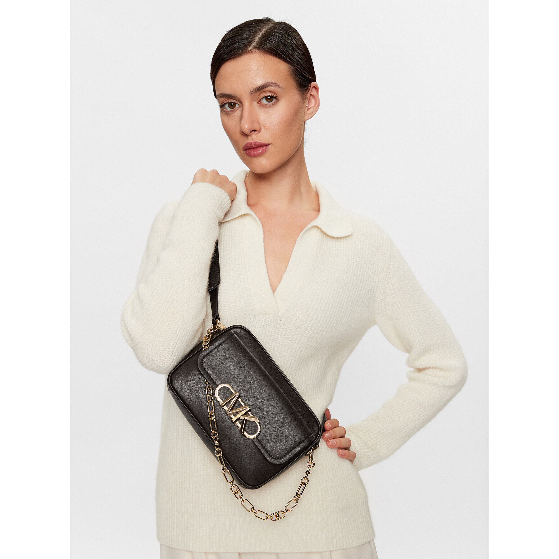 MICHAEL Michael Kors Дамска чанта Parker 32F2G7PC8L Кафяв - Pepit.bg