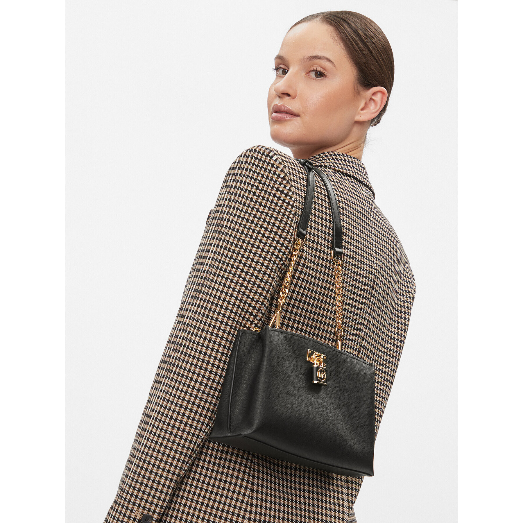 MICHAEL Michael Kors Дамска чанта Ruby 30S3GR0M2L Черен - Pepit.bg