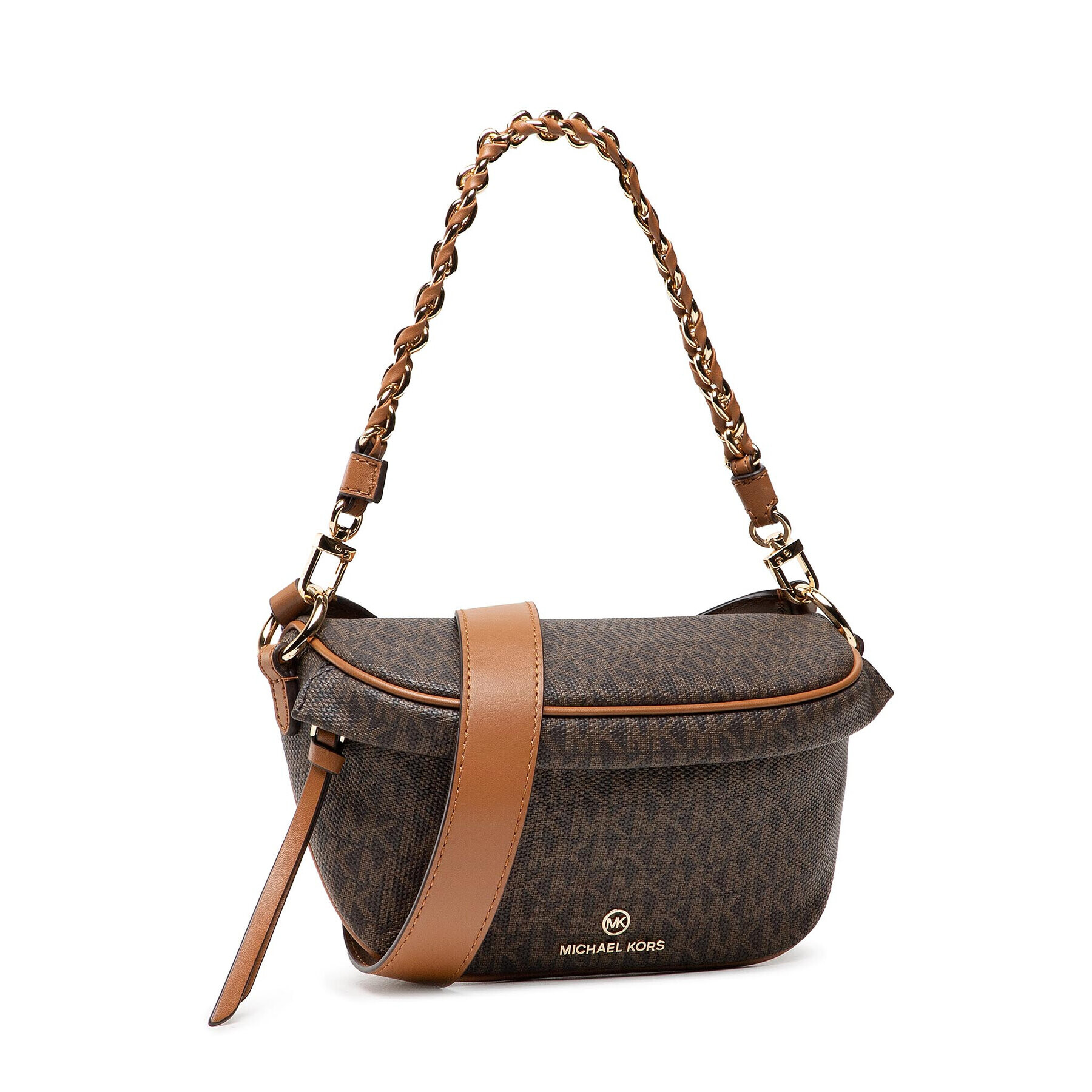 MICHAEL Michael Kors Дамска чанта Slater 30S2G04M1B Кафяв - Pepit.bg