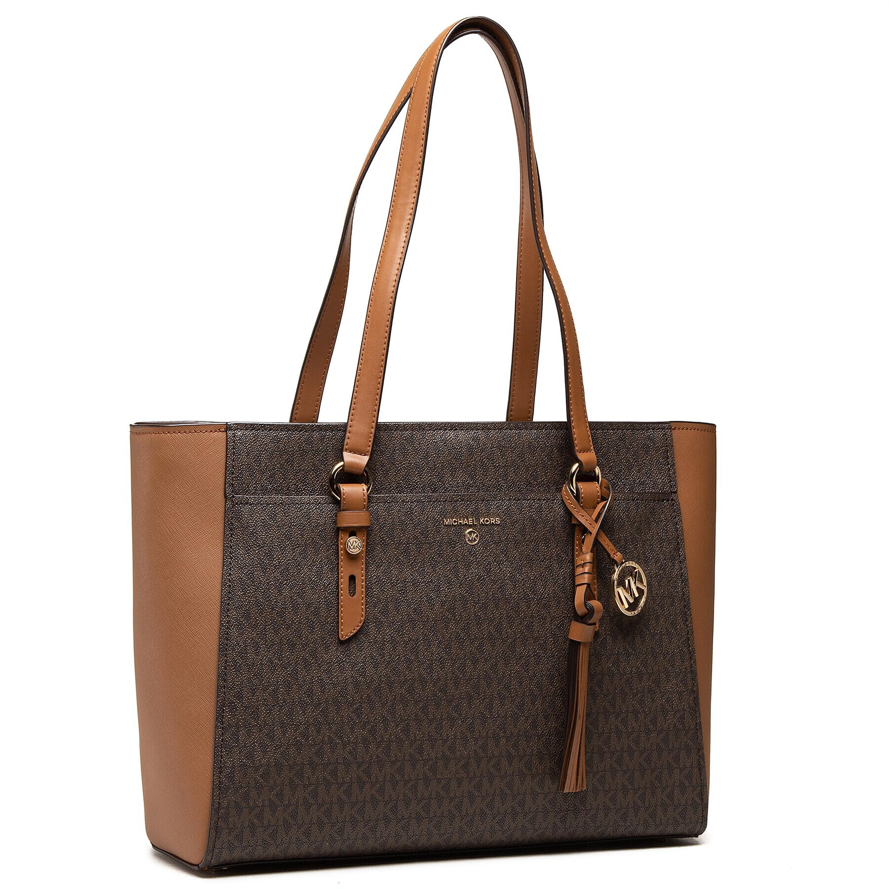 MICHAEL Michael Kors Дамска чанта Sullivan 30S1GNXT7B Кафяв - Pepit.bg