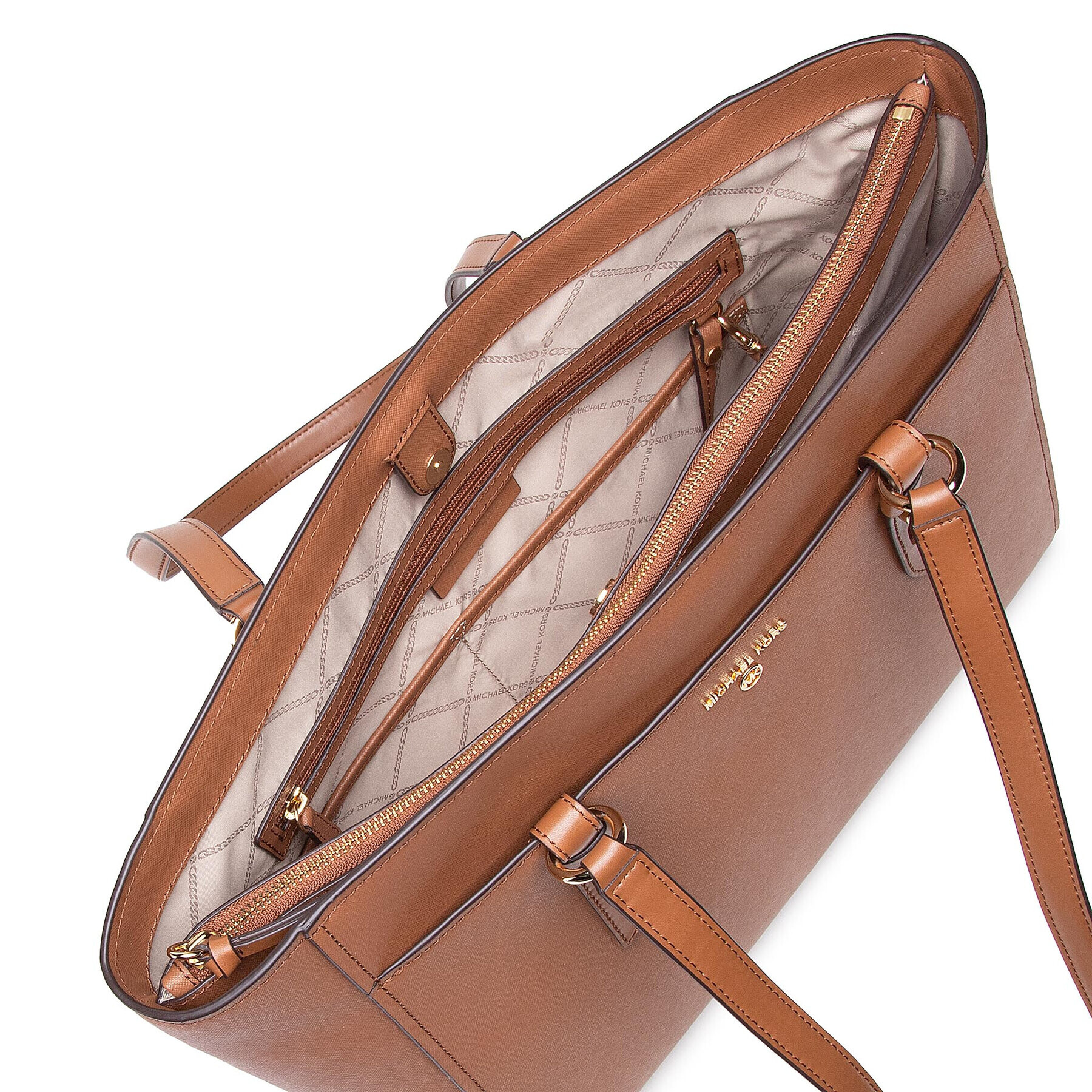 MICHAEL Michael Kors Дамска чанта Sullivan 30S1GNXT7L Кафяв - Pepit.bg