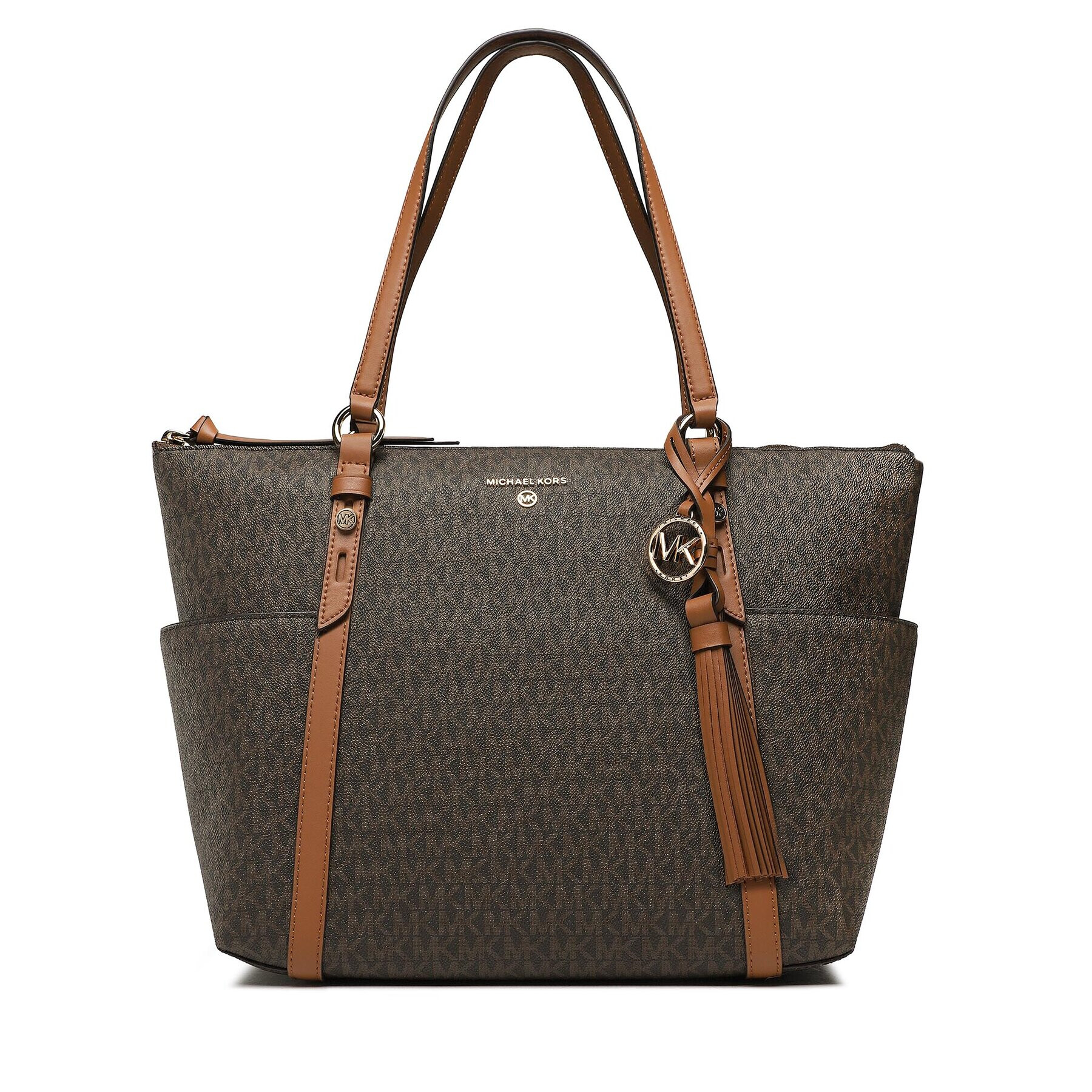 MICHAEL Michael Kors Дамска чанта Sullivan 30T0GNXT9B Кафяв - Pepit.bg