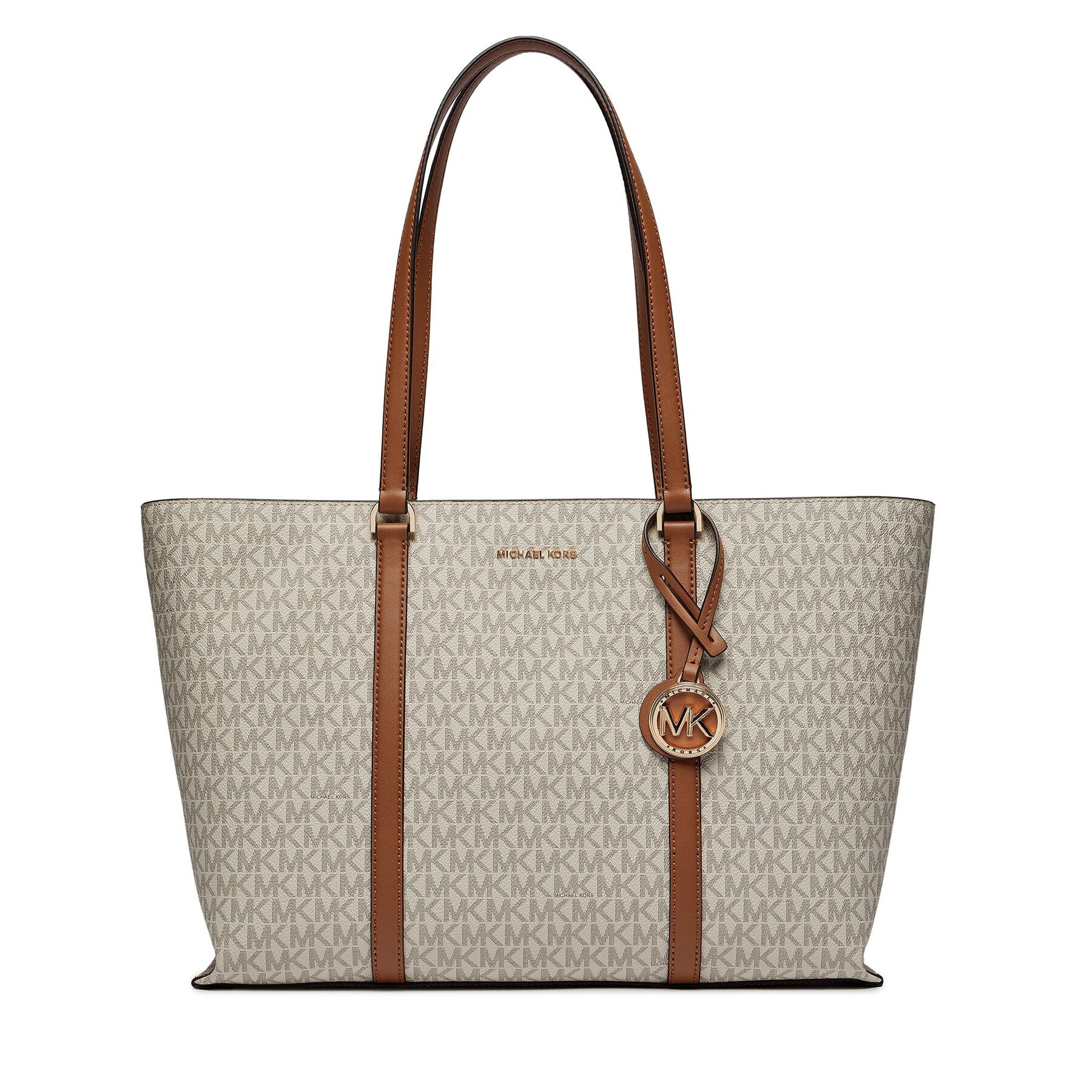 MICHAEL Michael Kors Дамска чанта Temple Tote 30R4G1LT3B Бежов - Pepit.bg