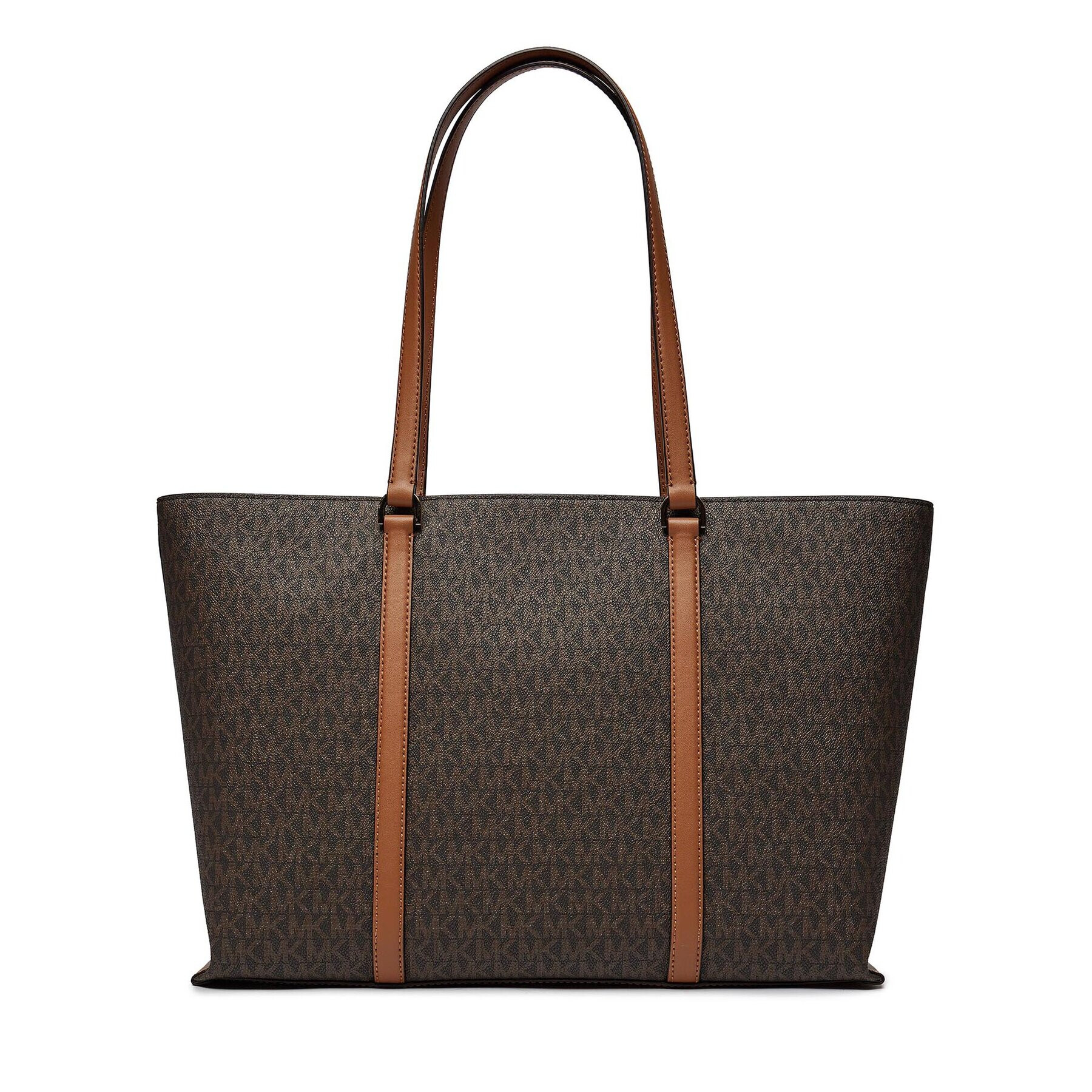 MICHAEL Michael Kors Дамска чанта Temple Tote 30R4G1LT3B Кафяв - Pepit.bg