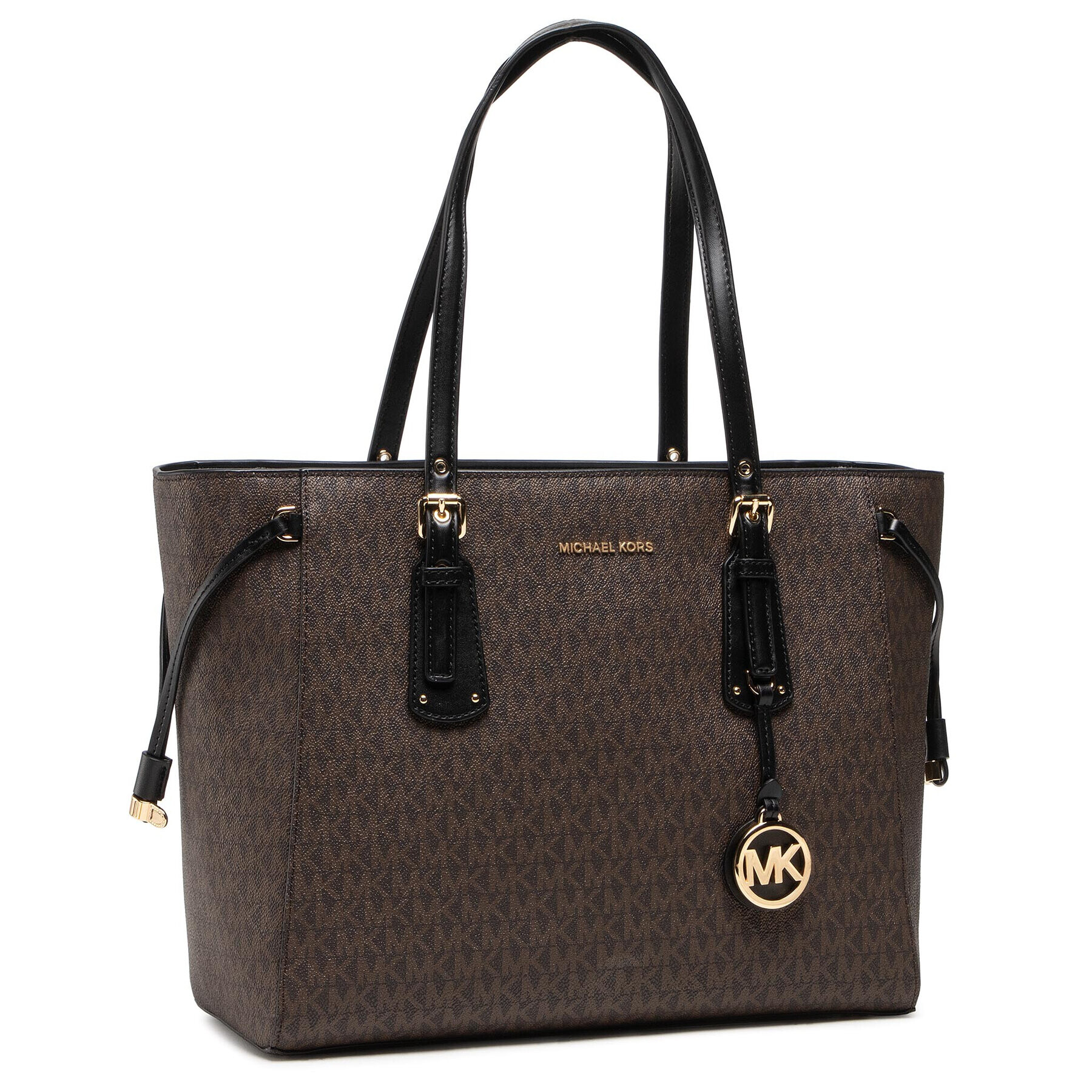 MICHAEL Michael Kors Дамска чанта Voyager 30F8GV6T2B Кафяв - Pepit.bg