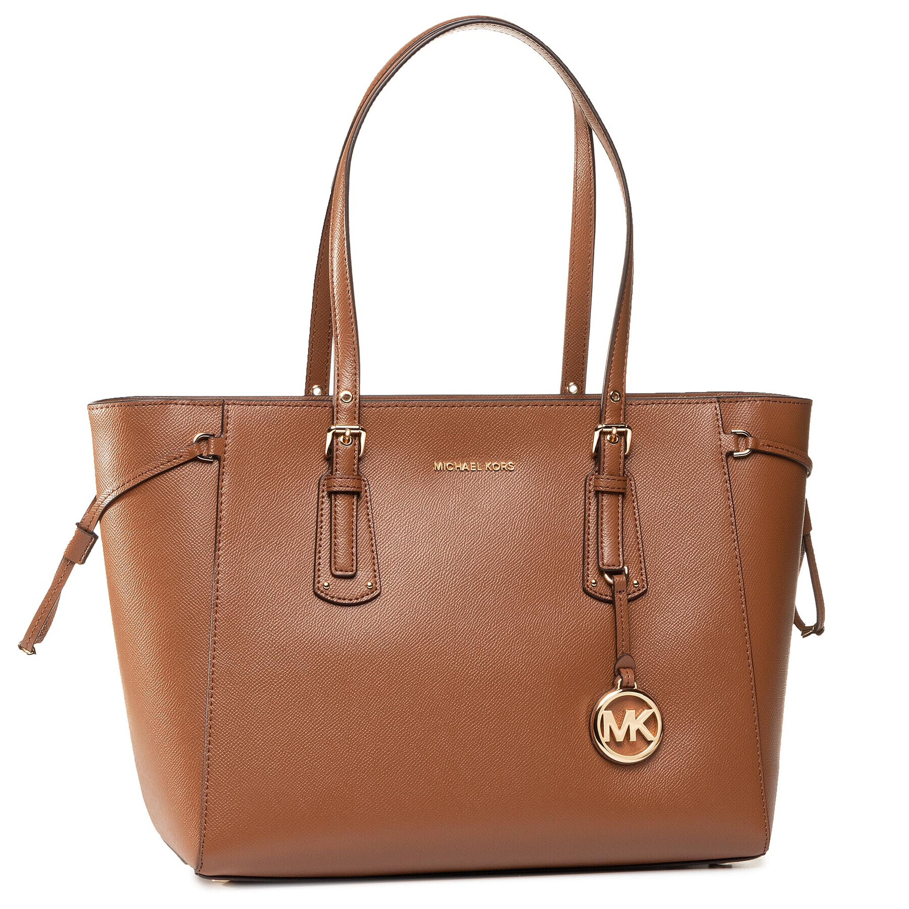 MICHAEL Michael Kors Дамска чанта Voyager 30H7GV6T8L Кафяв - Pepit.bg