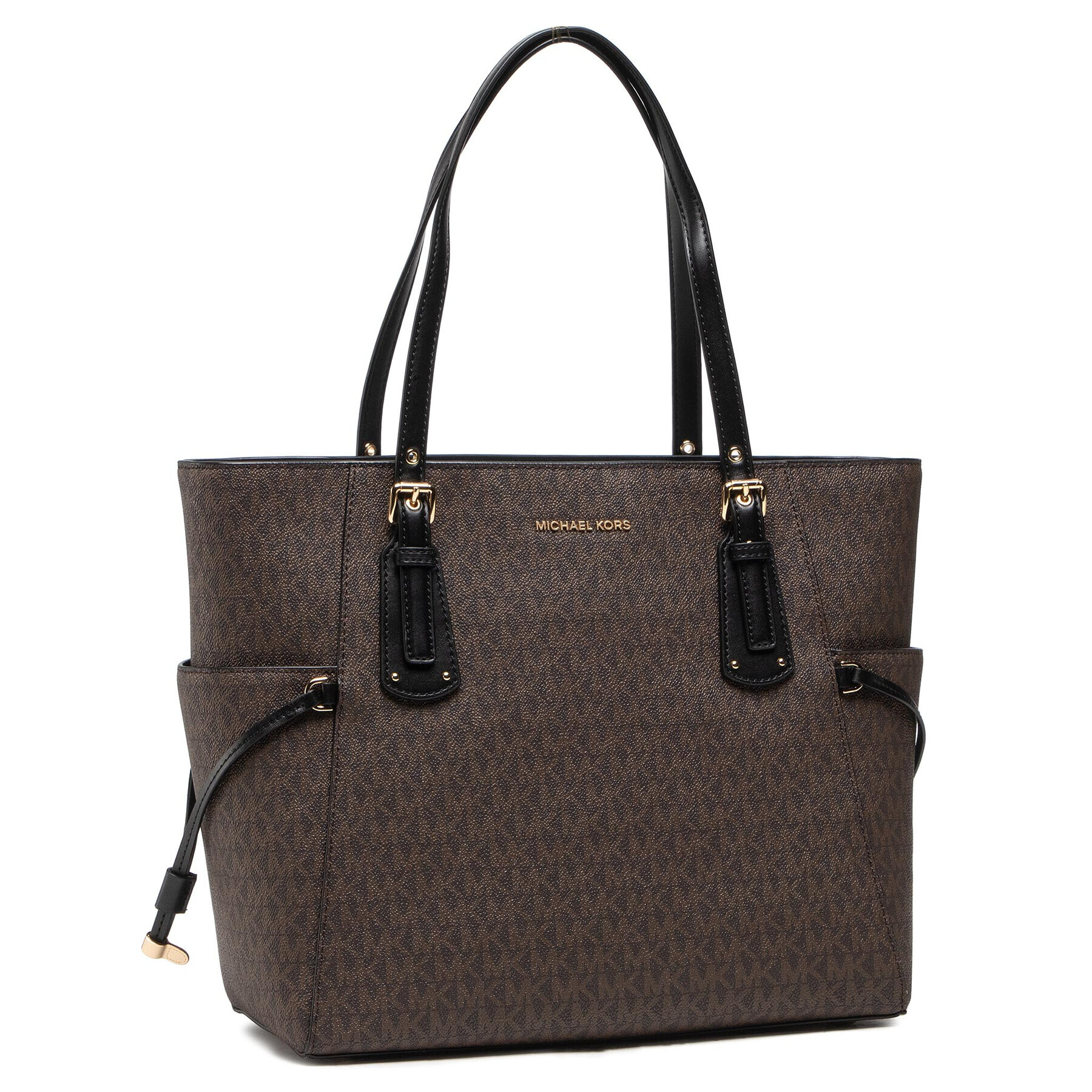 MICHAEL Michael Kors Дамска чанта Voyager 30T8GV6T4B Кафяв - Pepit.bg