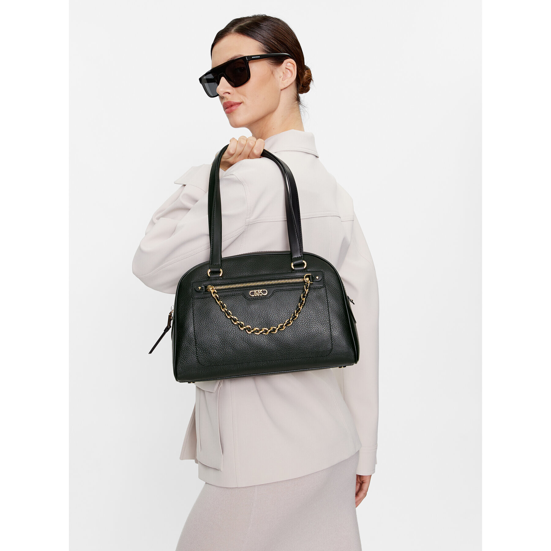 MICHAEL Michael Kors Дамска чанта Williamsburg 30F3G6WE2L Черен - Pepit.bg
