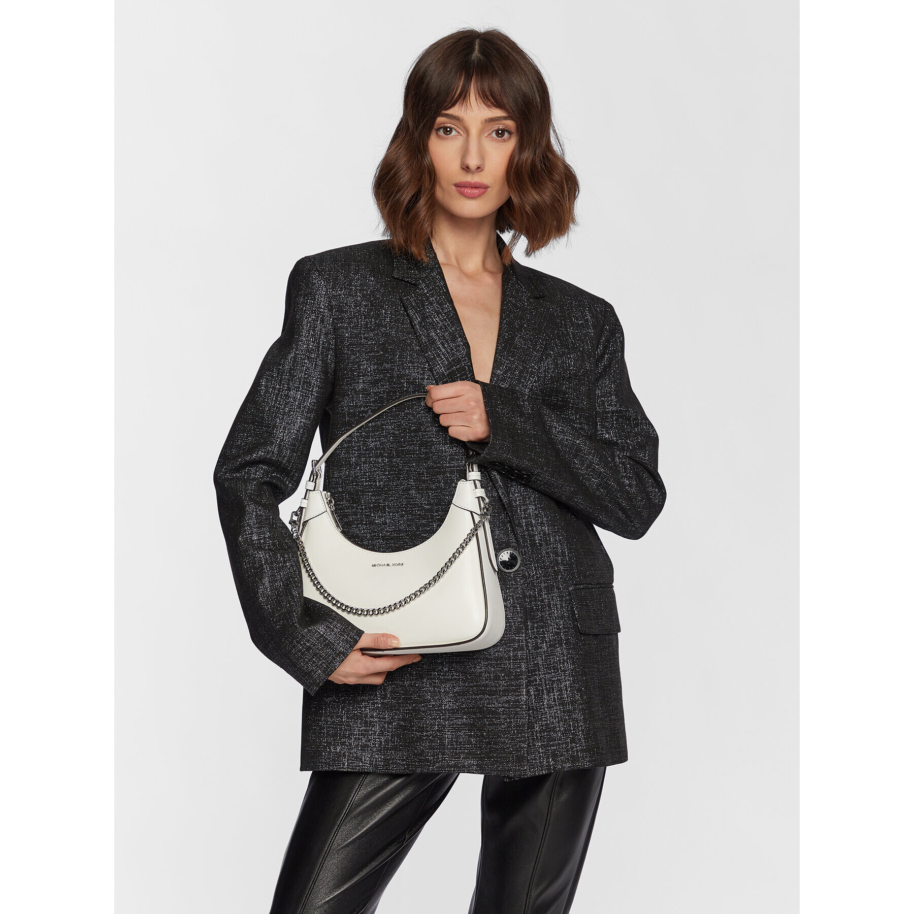MICHAEL Michael Kors Дамска чанта Wilma 32R3S3WN6L Бял - Pepit.bg