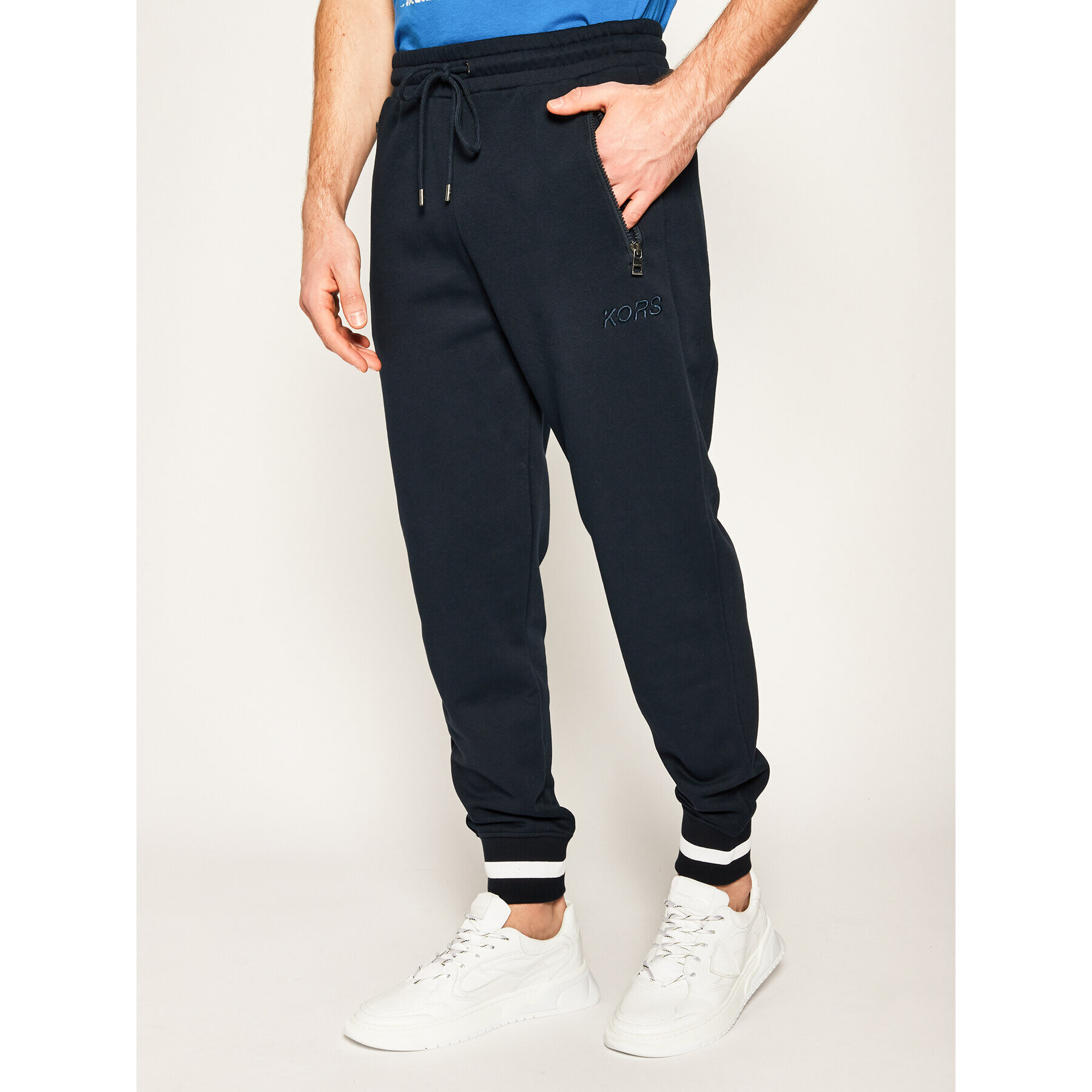 MICHAEL Michael Kors Долнище анцуг Spring 1 CS05JA046F Тъмносин Regular Fit - Pepit.bg