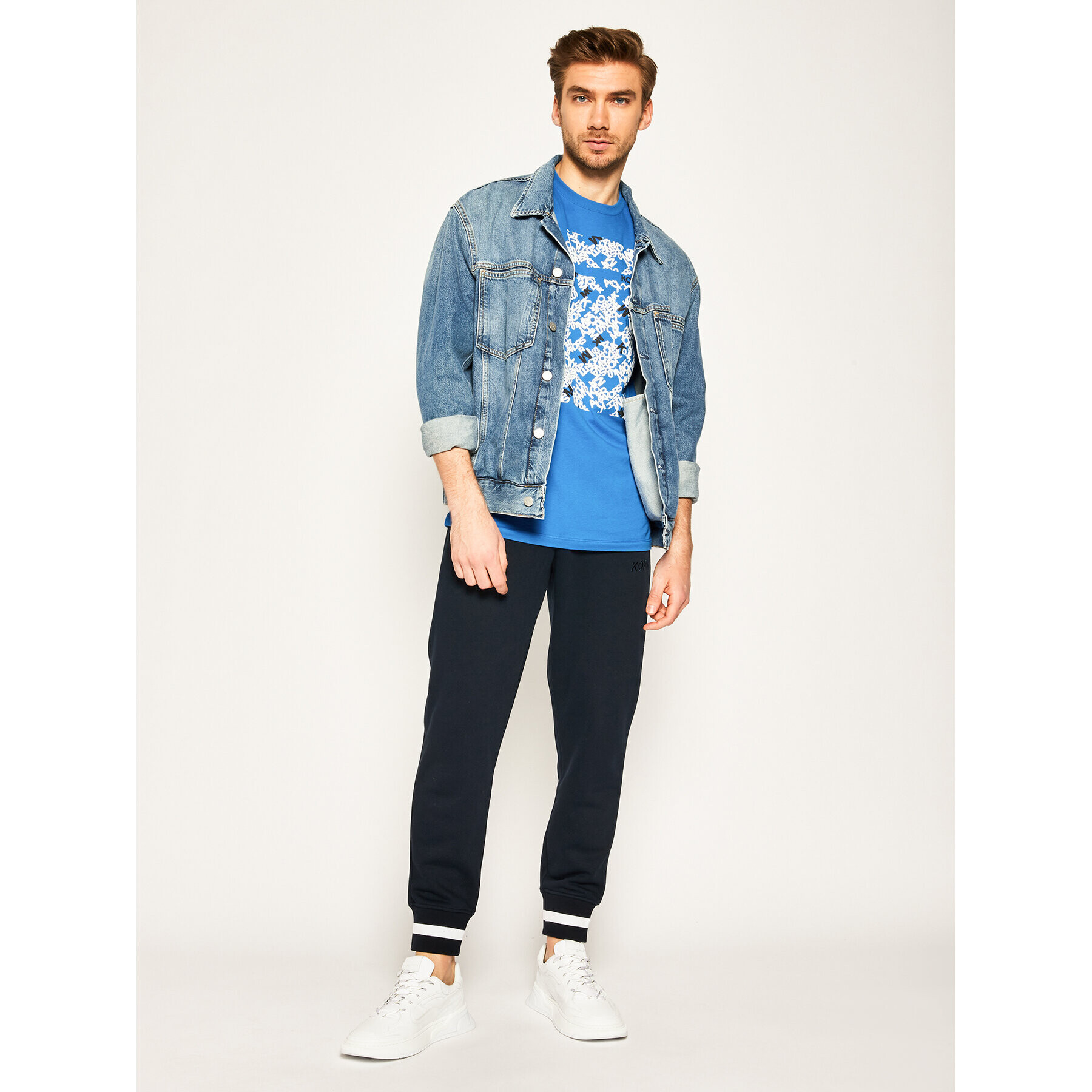 MICHAEL Michael Kors Долнище анцуг Spring 1 CS05JA046F Тъмносин Regular Fit - Pepit.bg