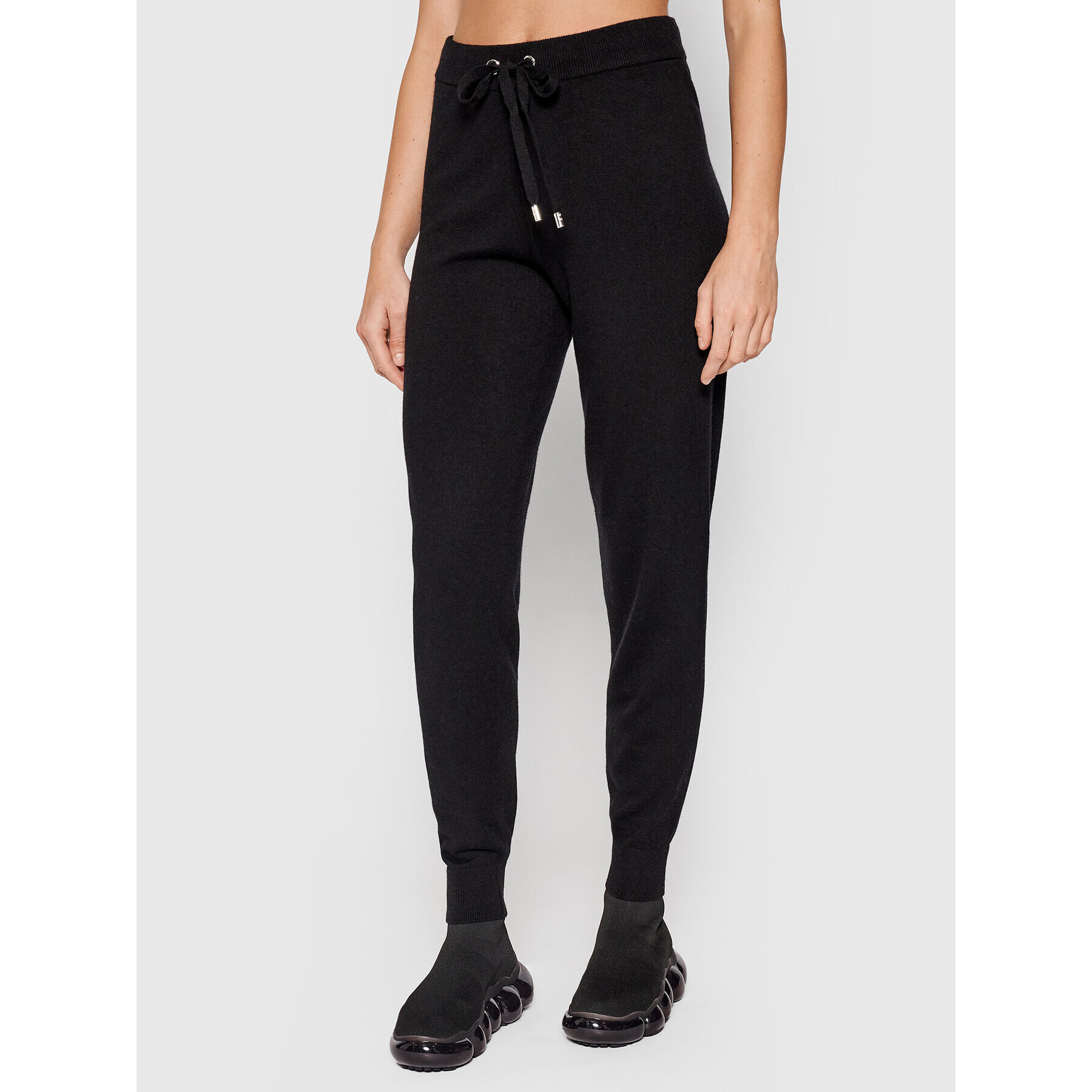 MICHAEL Michael Kors Долнище анцуг Knit MS1301JCSN Черен Slim Fit - Pepit.bg