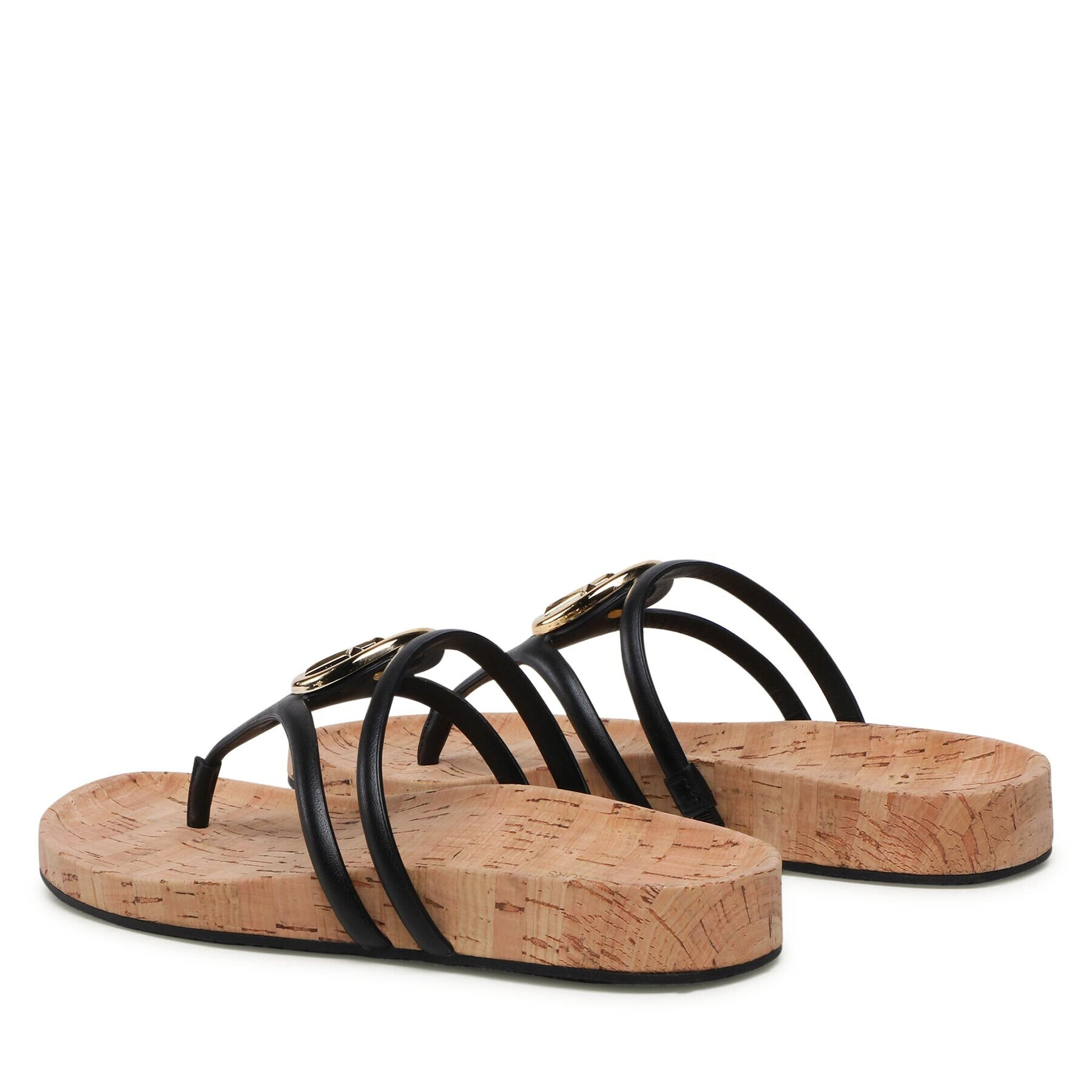 MICHAEL Michael Kors Джапанки Hampton Thong 40S3HMFS2L Черен - Pepit.bg