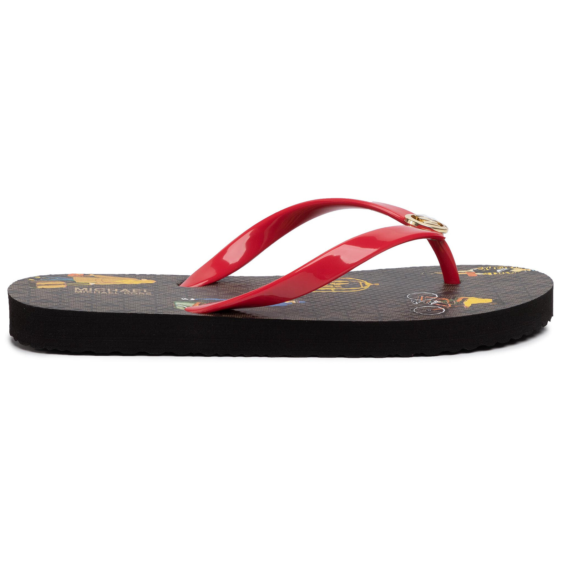 MICHAEL Michael Kors Джапанки Mk Flip Flop 40R0MKFA2Q Червен - Pepit.bg
