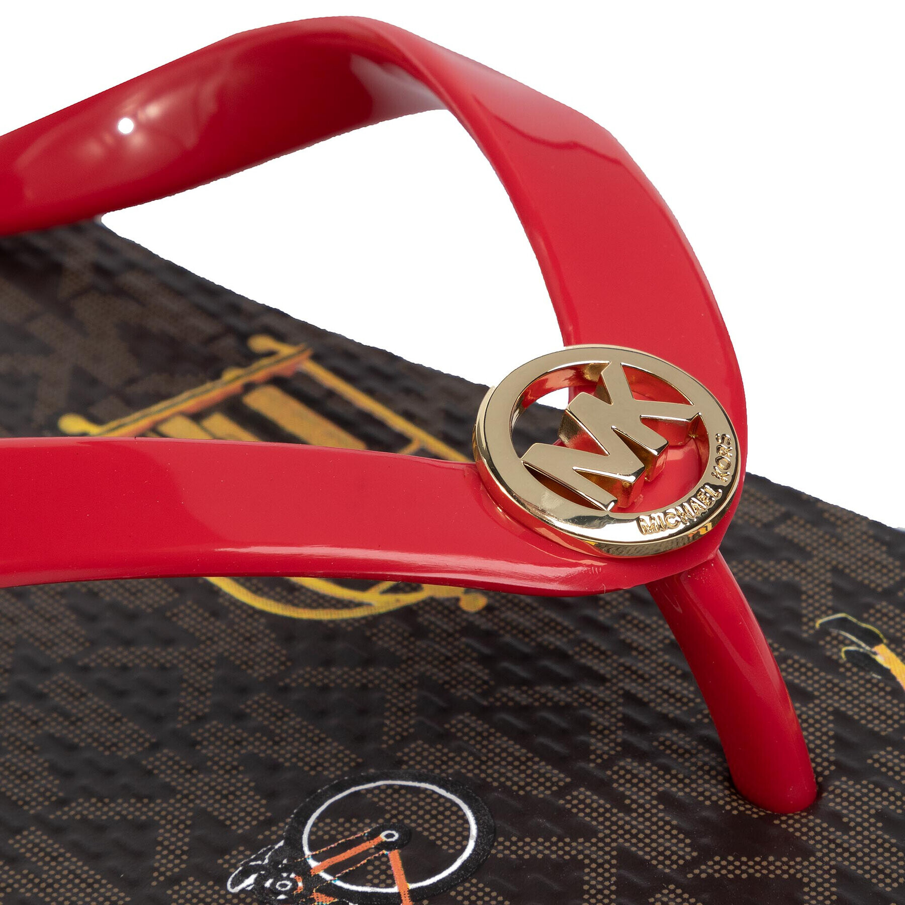 MICHAEL Michael Kors Джапанки Mk Flip Flop 40R0MKFA2Q Червен - Pepit.bg