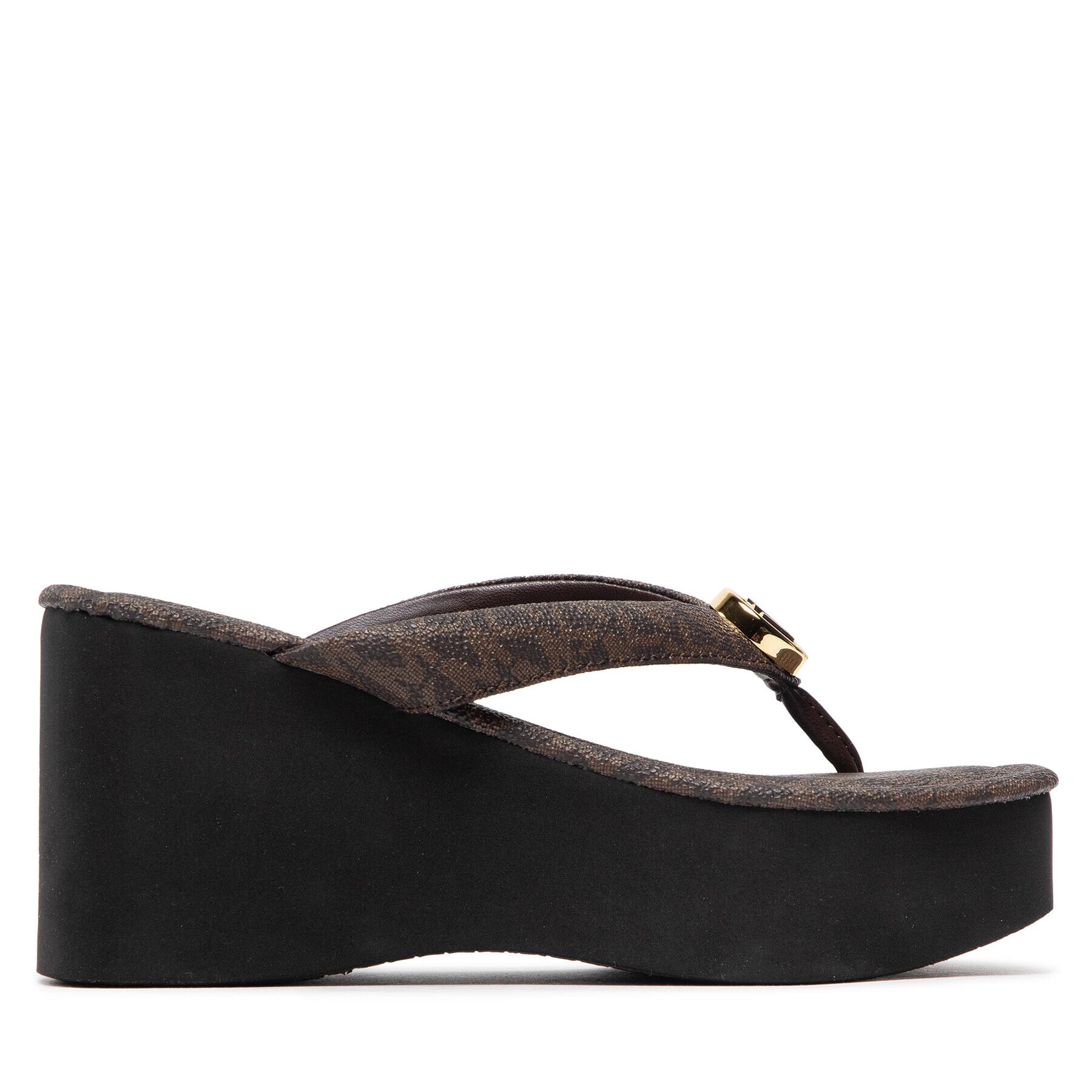 MICHAEL Michael Kors Джапанки Sarita Wedge Flip Flop 40T2SRFA1B Кафяв - Pepit.bg